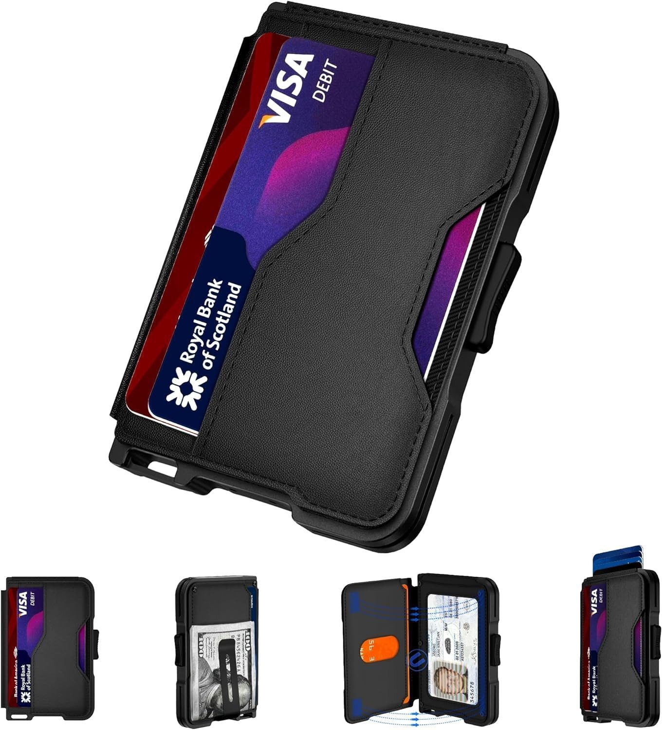 ibettertec Geldbörse Geldbörse Herren mit RFID