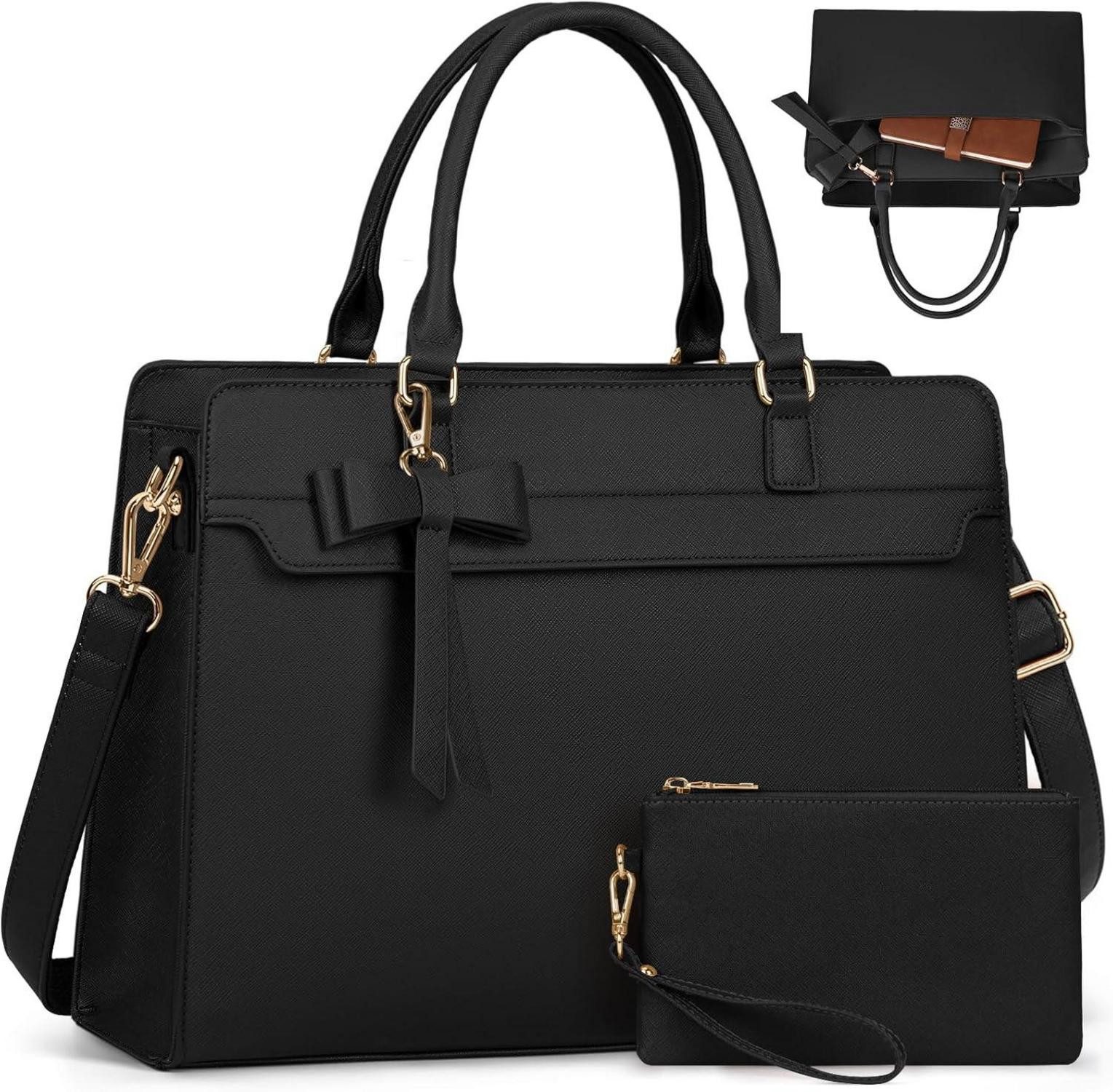 LuxusKollektion Handtasche Handtasche Damen Shopper 15.6