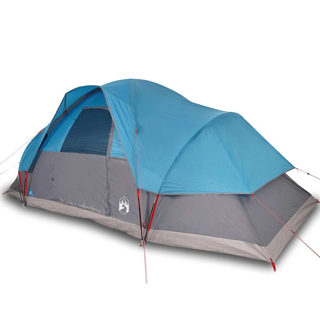 vidaXL Kuppelzelt Kuppel-Familienzelt 9 Personen Blau
