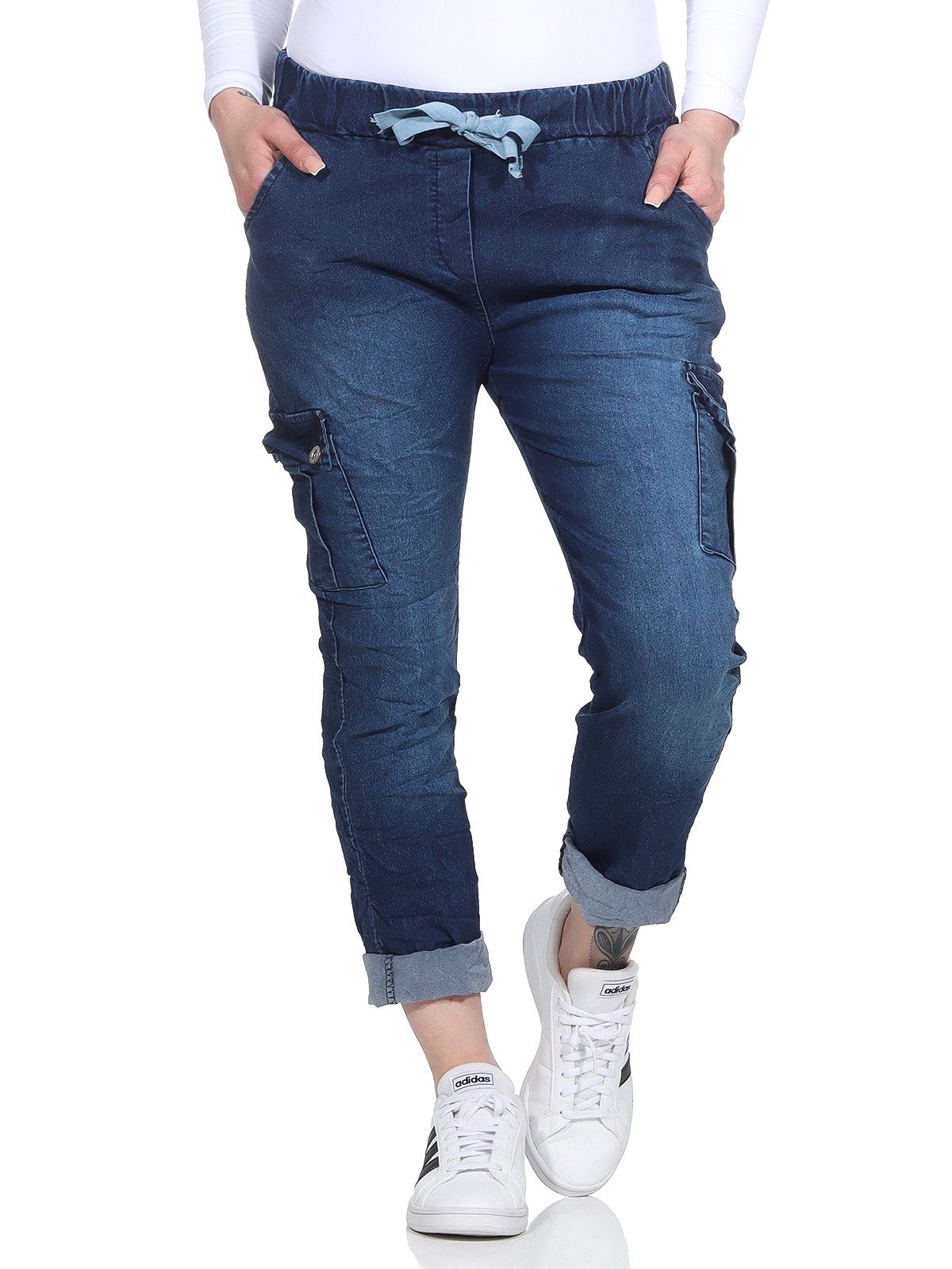 CLEO STYLE Jogginghose Damen Jogginghose Jeans