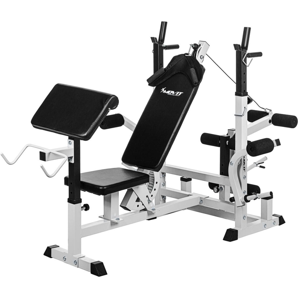 MOVIT Kraftstation Hantelbank Trainingsbank Kraftstation mit