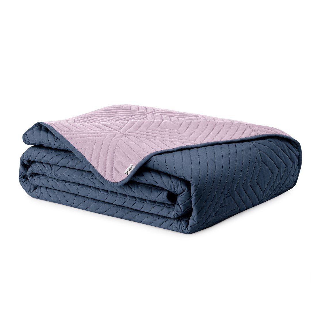 AmeliaHome Tagesdecke Tagesdecke Wohndecke Bettüberwurf Wendedesign