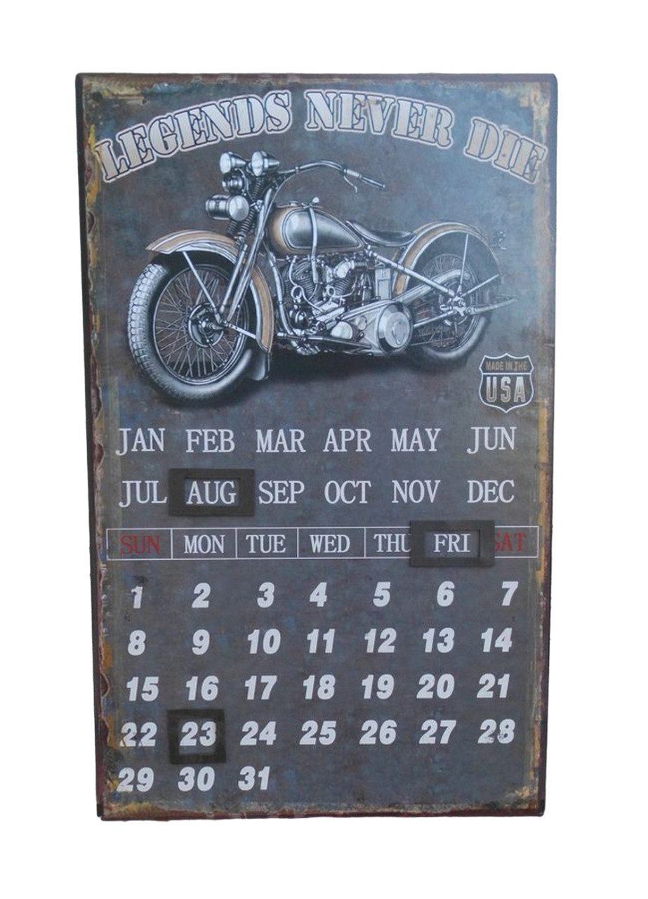 Deko-Impression ewige Kalender Ewiger Kalender Biker