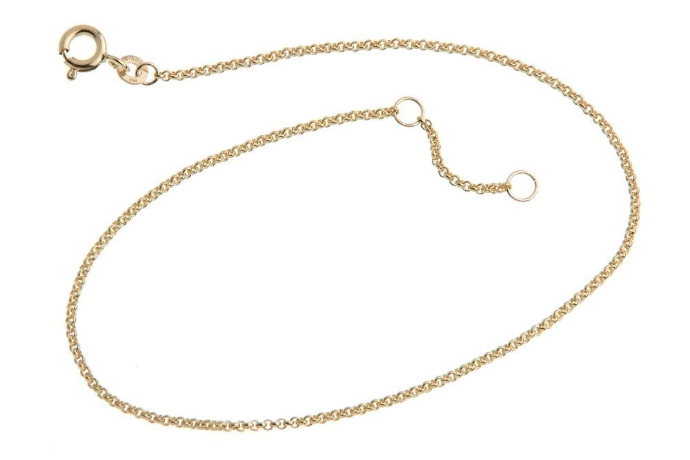 Silberkettenstore Fußkette Fußkette Erbse 1,5mm -