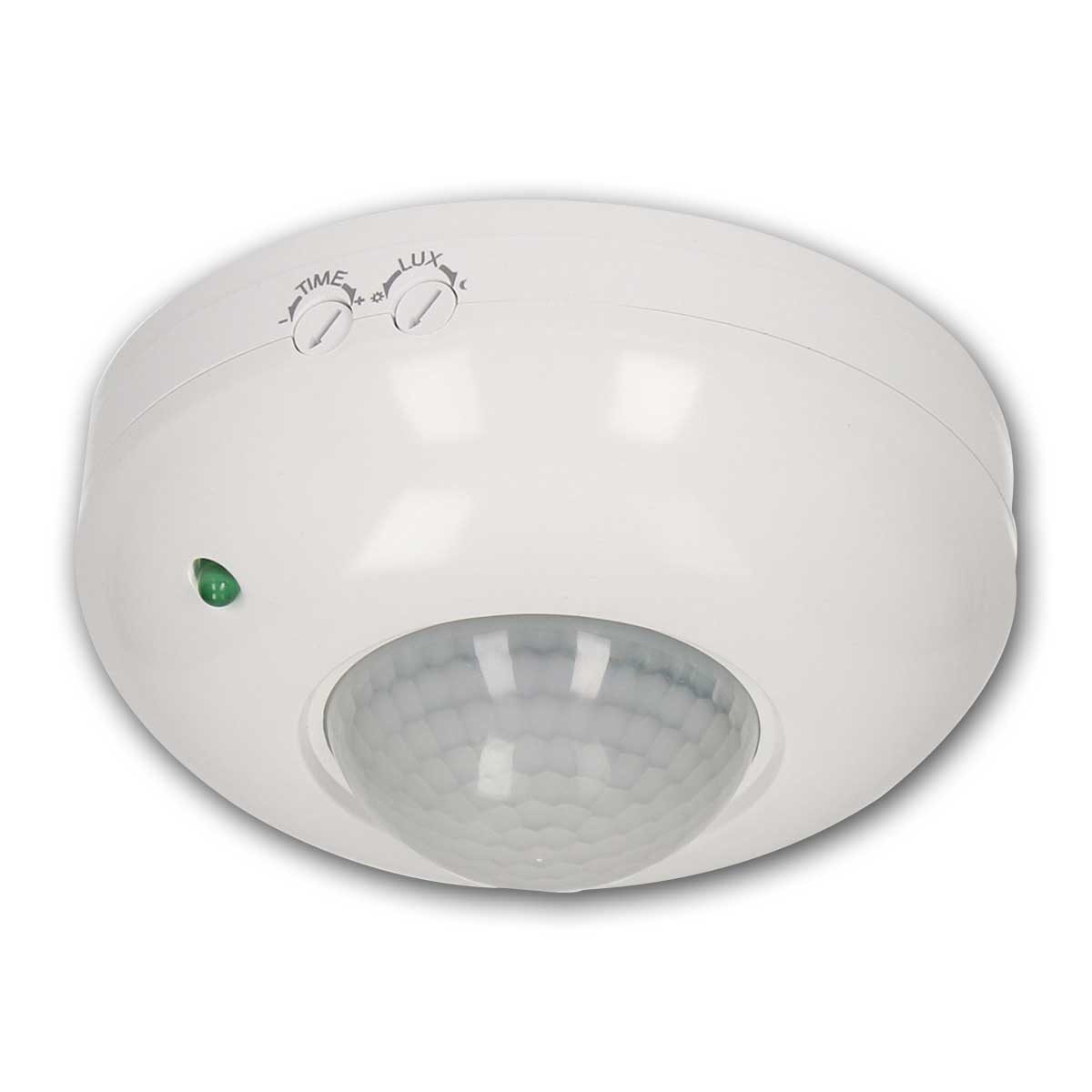 world-trading-net Bewegungsmelder Decken-Bewegungsmelder 360°, weiß, LED-geeignet