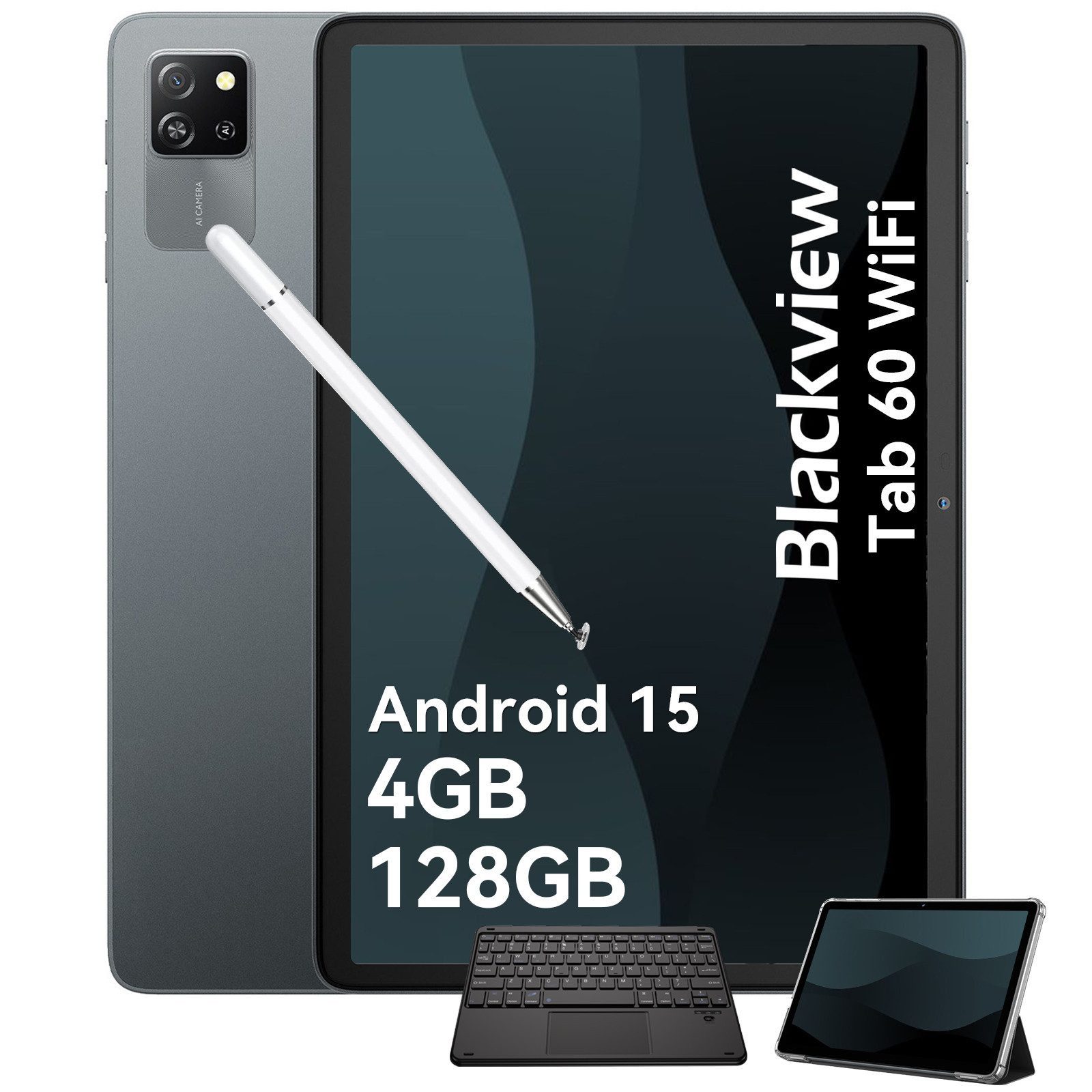 blackview Tab60Wifi Android 15 incl. Stift/Hülle/Tastatur