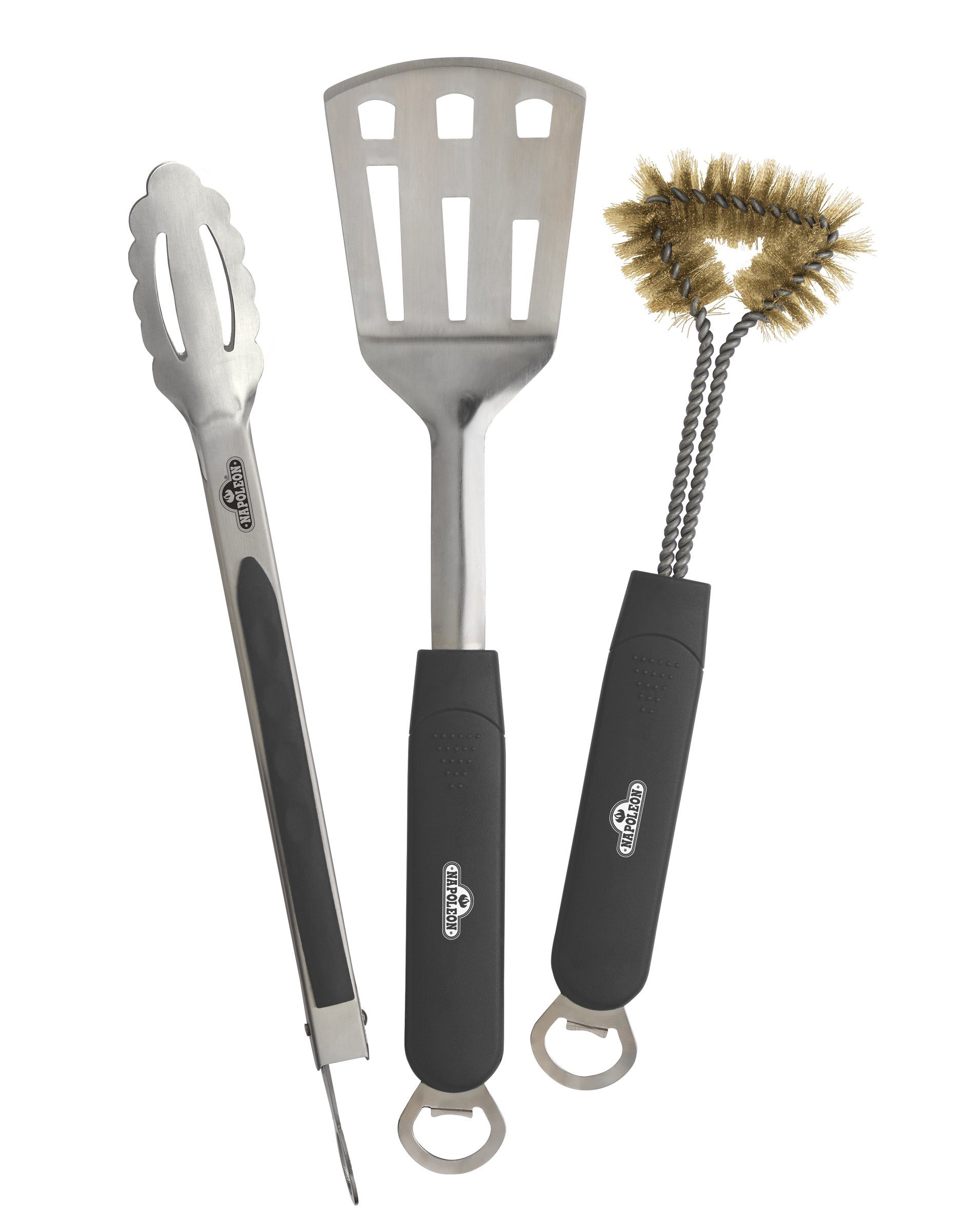 Napoleon Grillbesteck-Set 3-teiliges TravelQ Grillbesteck-Set