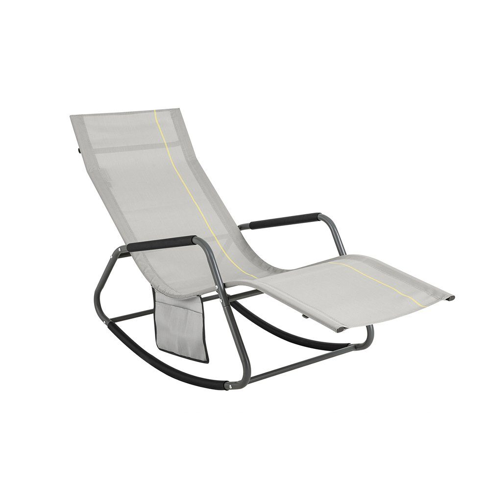 SoBuy Gartenliege OGS47, Schaukelliege Sonnenliege Gartenliege