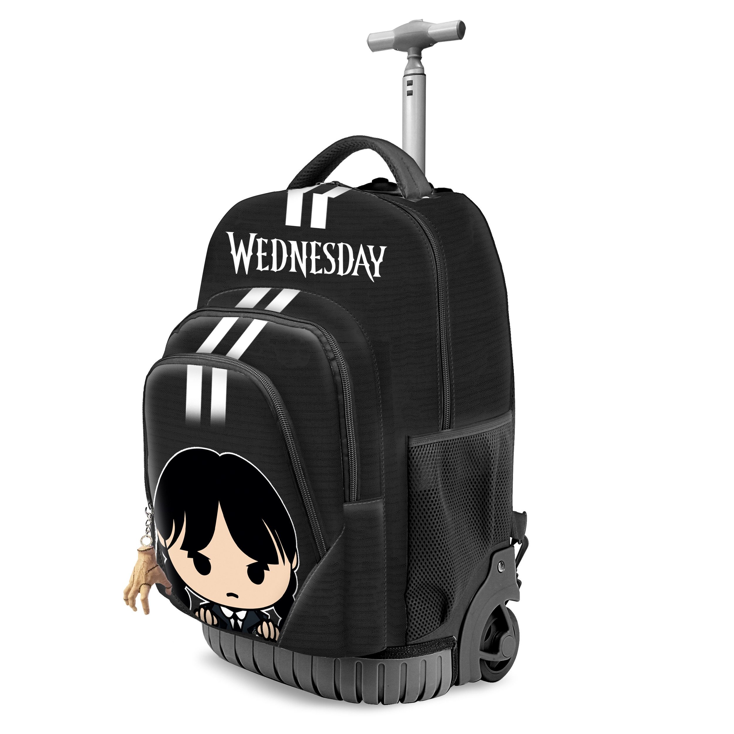 Karactermania Rucksack Wednesday Trolley Schulranzen Tagesrucksack,