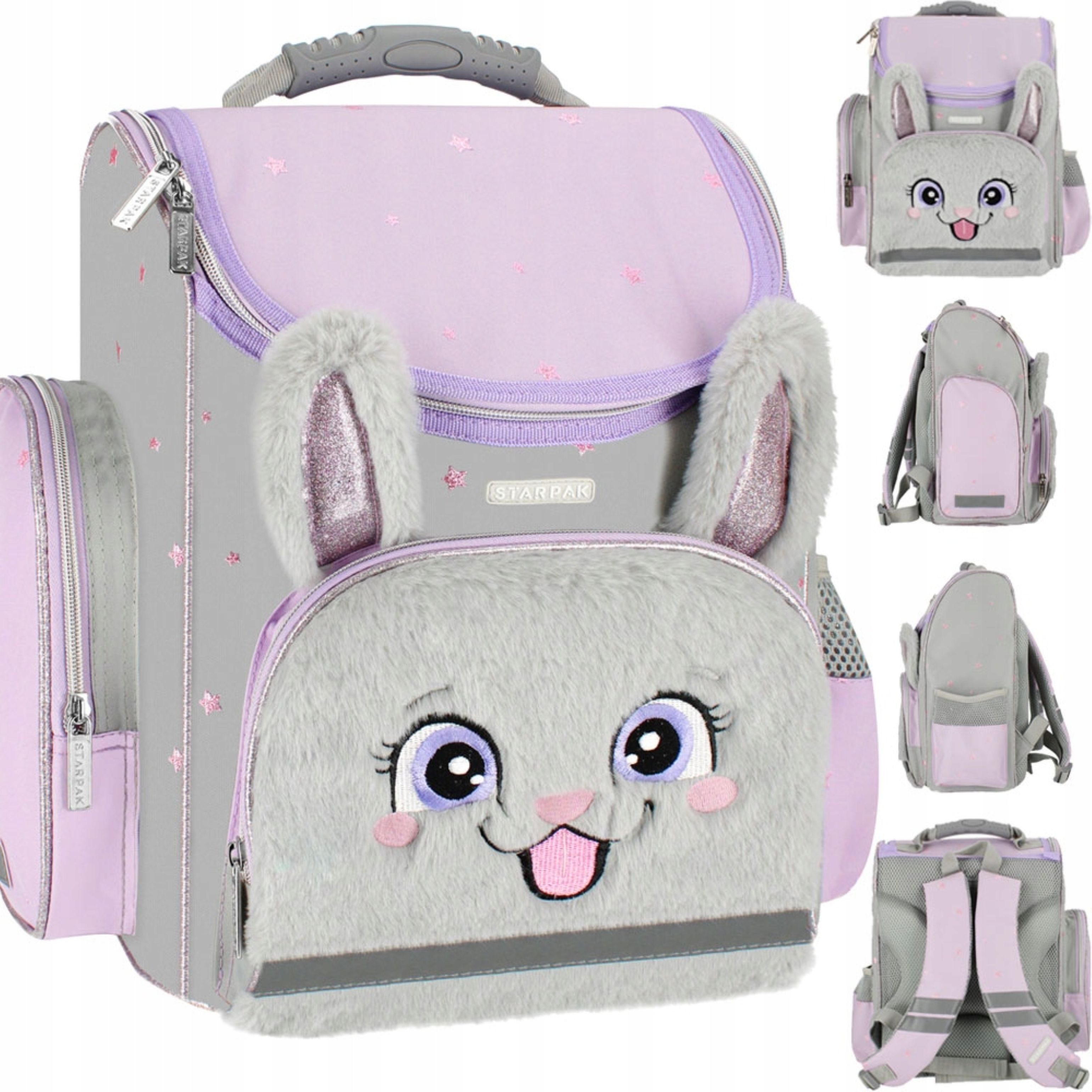 Starpak Schulranzen Mädchen Schulranzen Hase mit