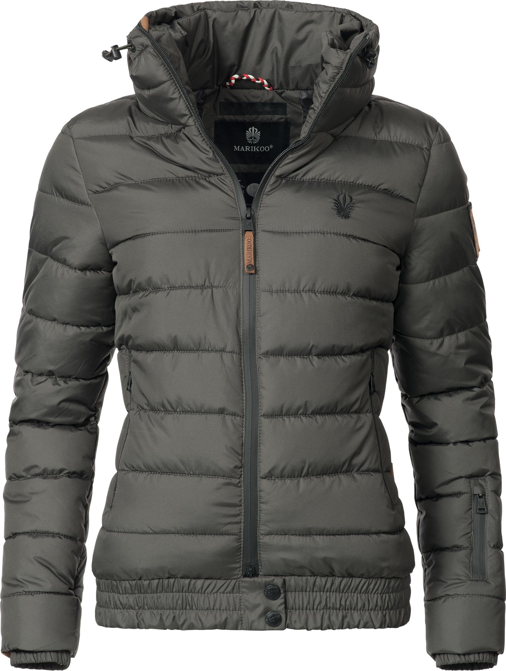 Marikoo Steppjacke Poison stylische Damen Winterjacke