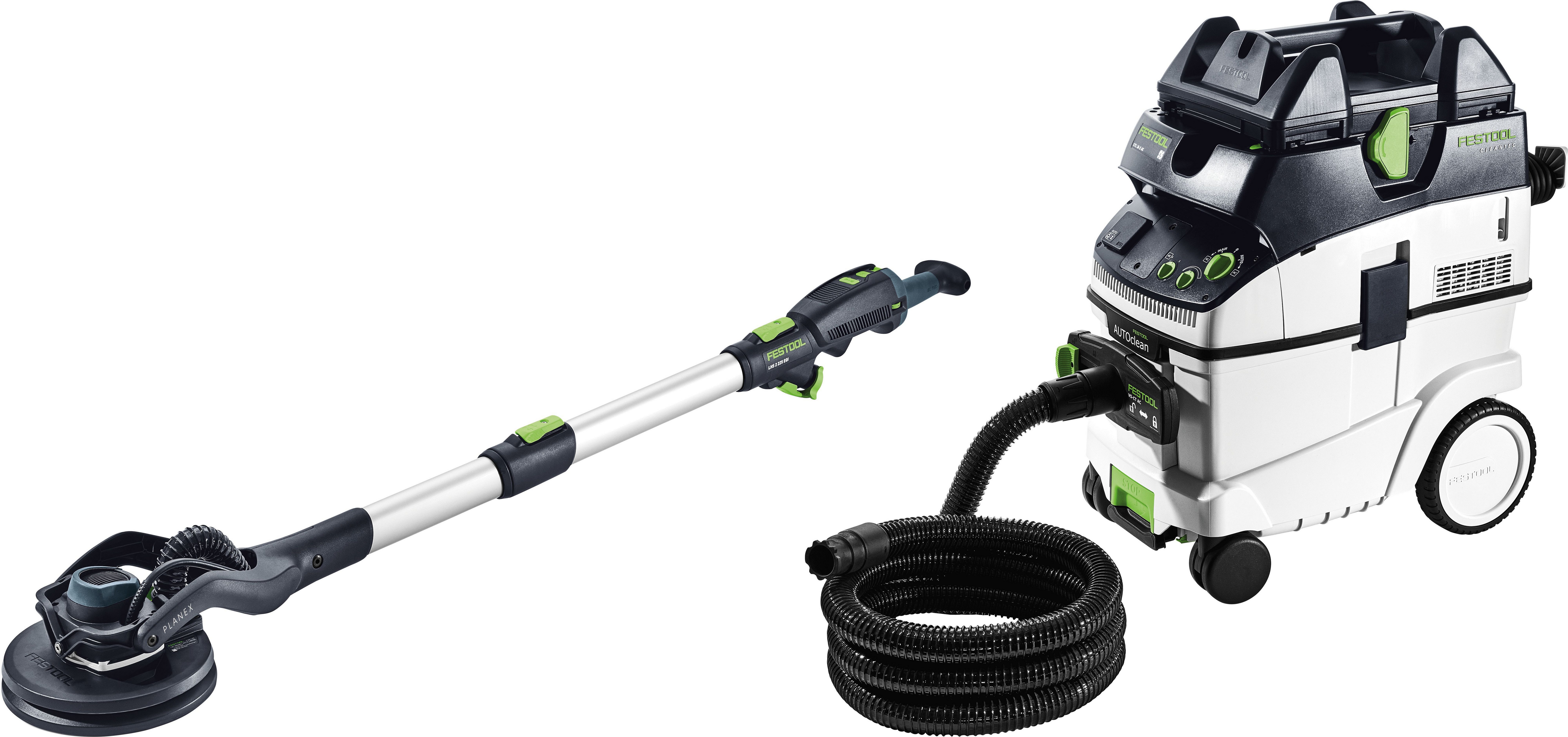 FESTOOL Schleifpapier Festool Langhalsschleifer- und Sauger-Set