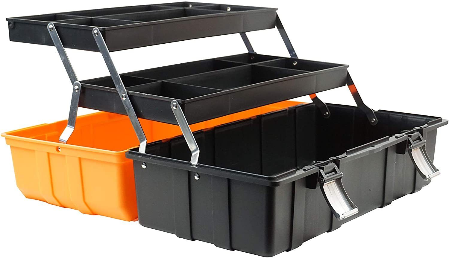 U.Uberlux Werkzeugkoffer Werkzeugkoffer leer 19 Inch