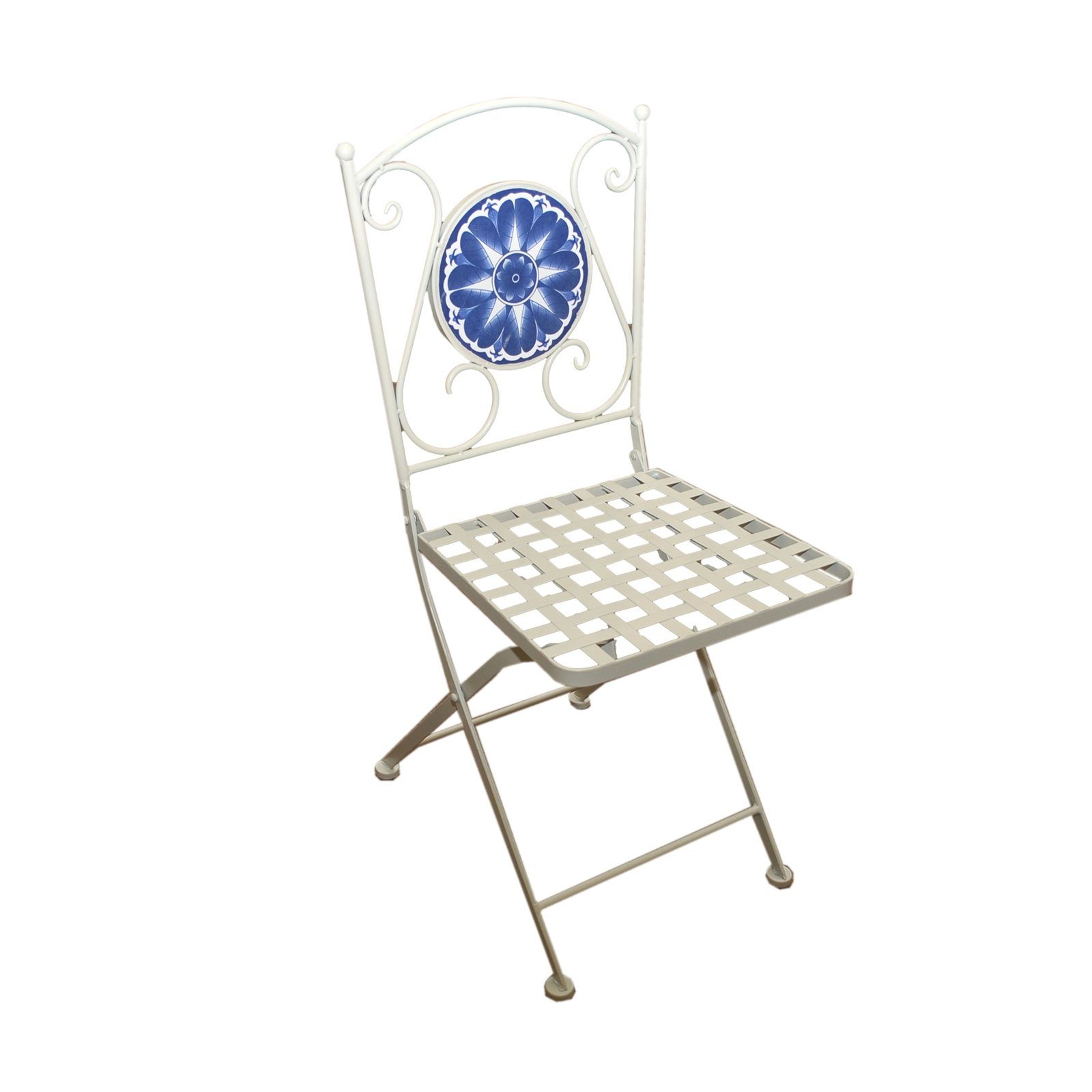 HTI-Line Gartenstuhl Metallstuhl Santorin (Stück, 1