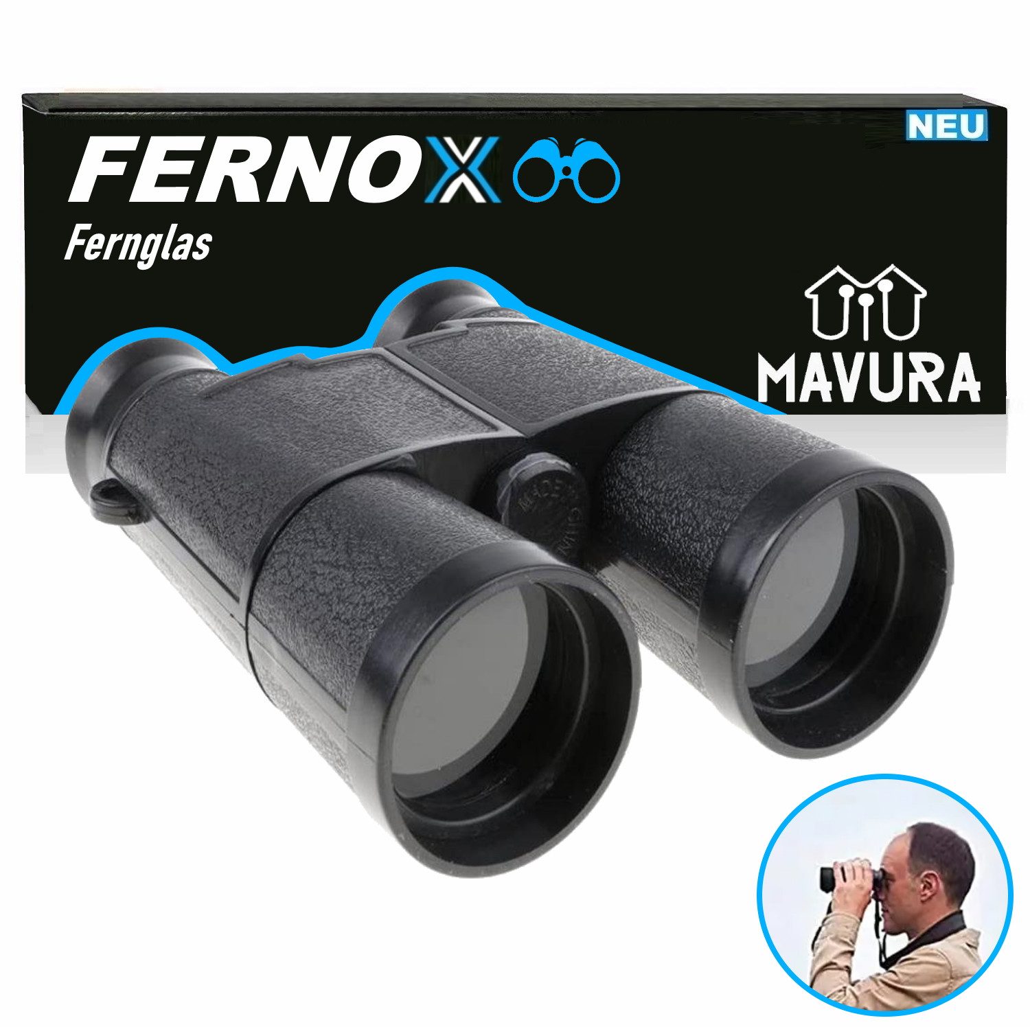 MAVURA FERNOX Binocular Fernglas 6X35 Ferngläser