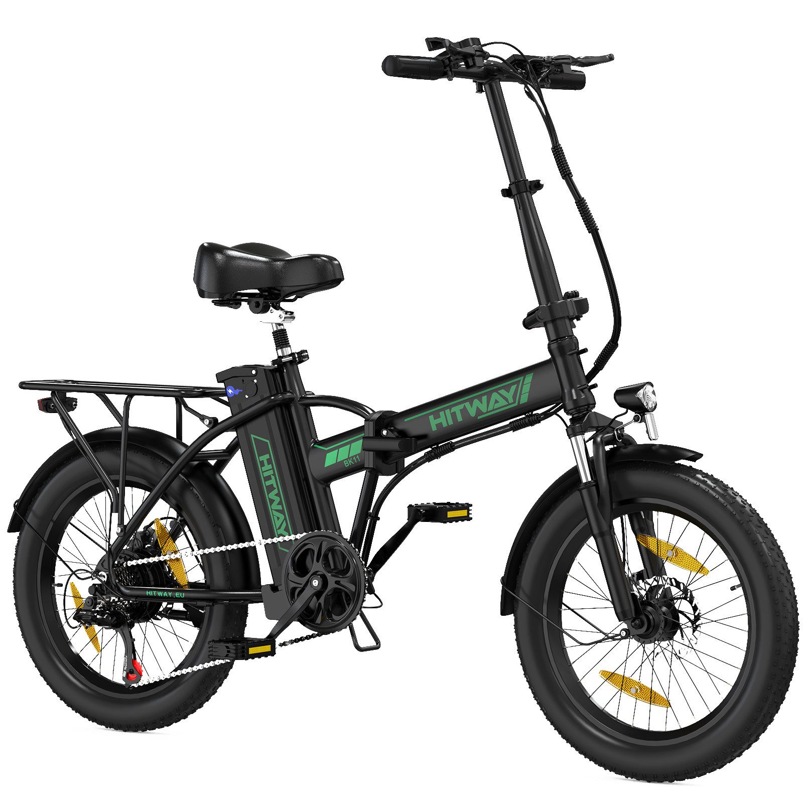 HITWAY E-Bike Klapprad Elektrofahrrad 20*3,0 Zoll