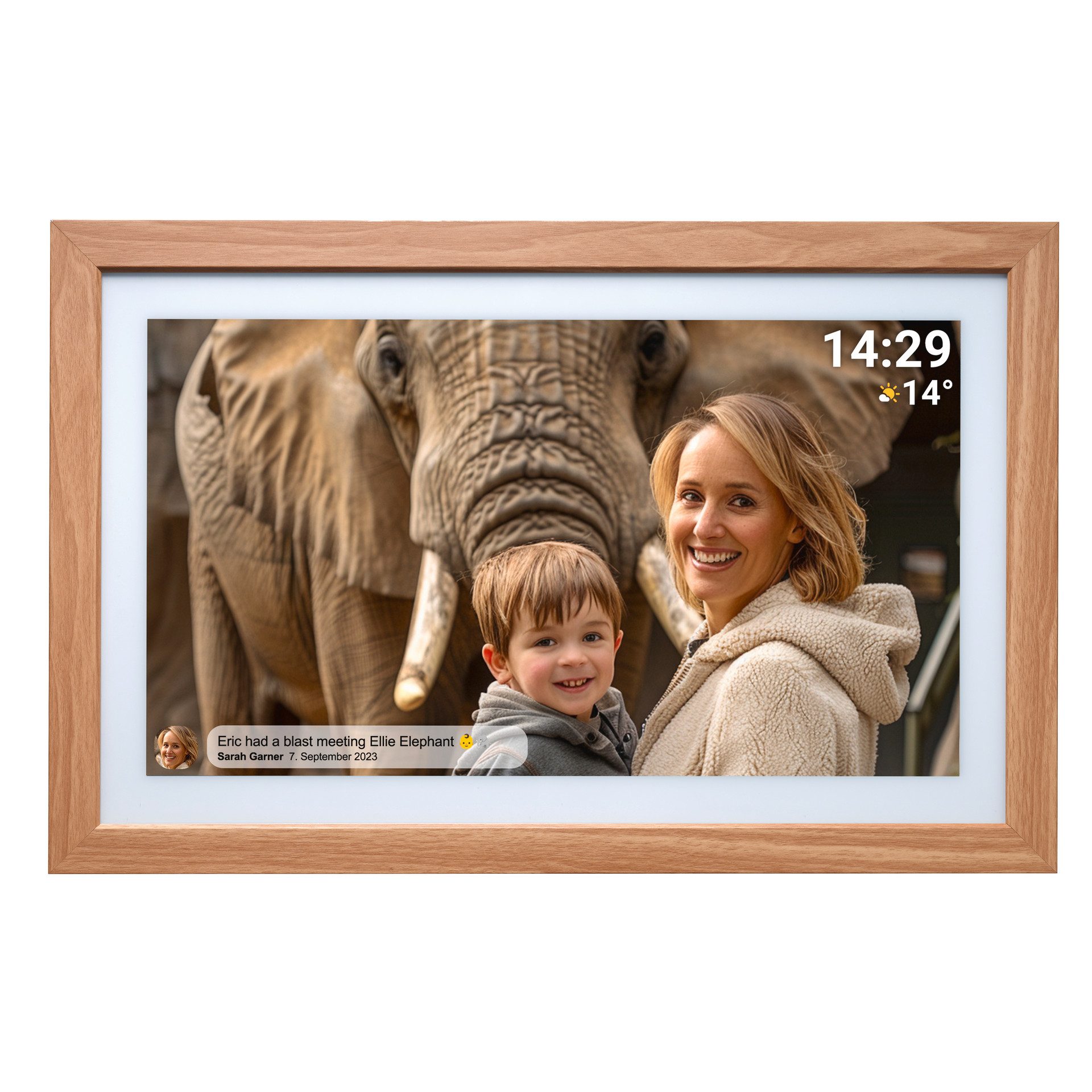 Denver FRAMEO Bilderrahmen PFF-2162 Digitaler Bilderrahmen