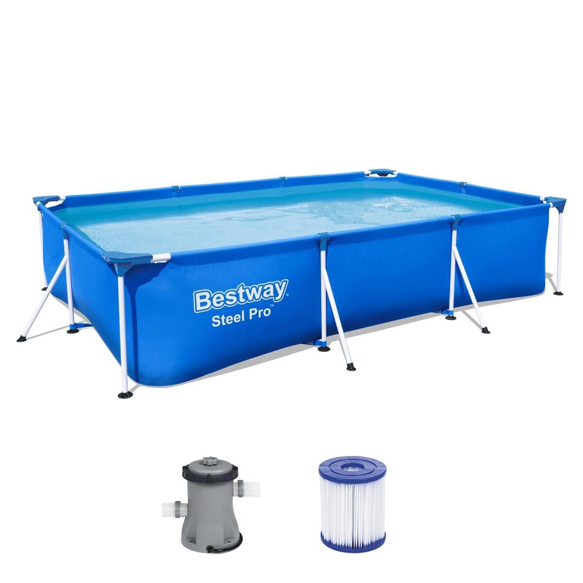 BESTWAY Pool Steel Pro Frame Pool-Set,