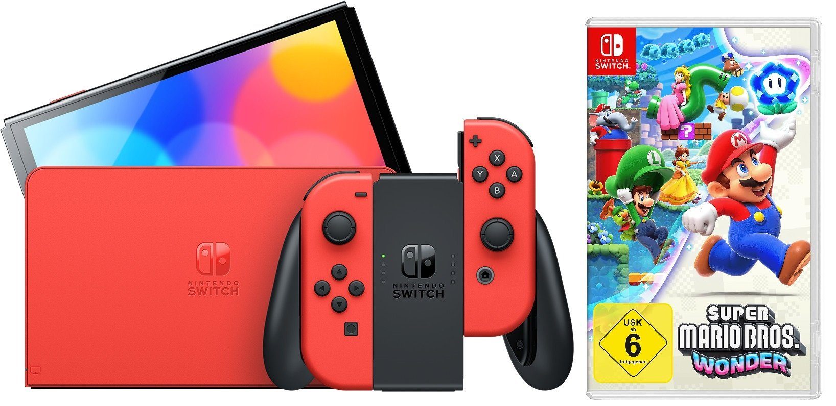 Nintendo Switch OLED Konsole Super Mario