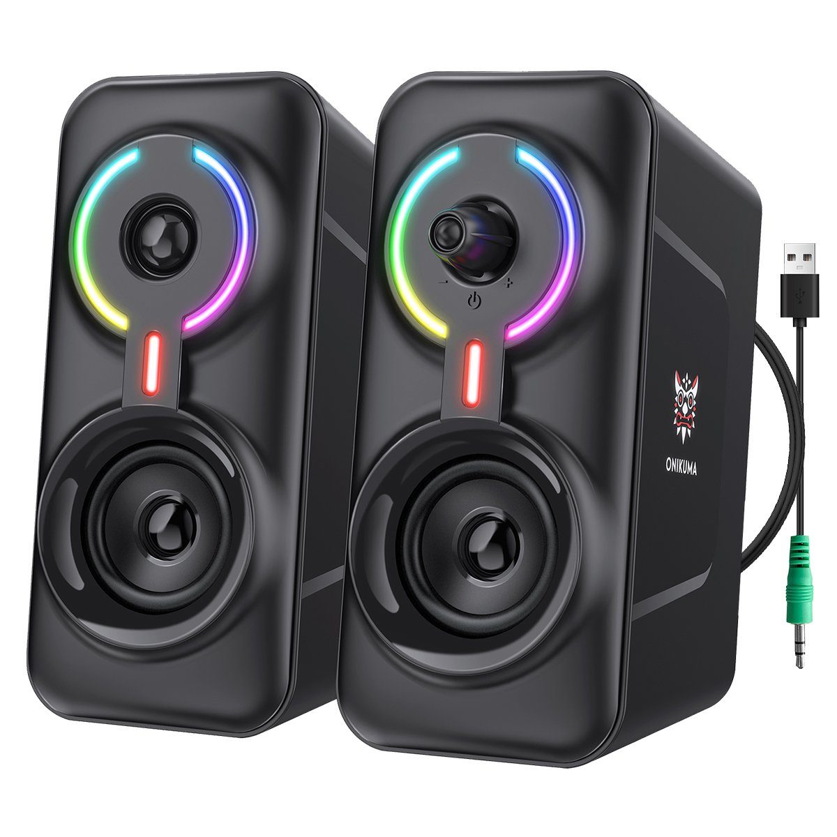 VSIUO Computer Lautsprecher, Bluetooth PC-Lautsprecher 2.0