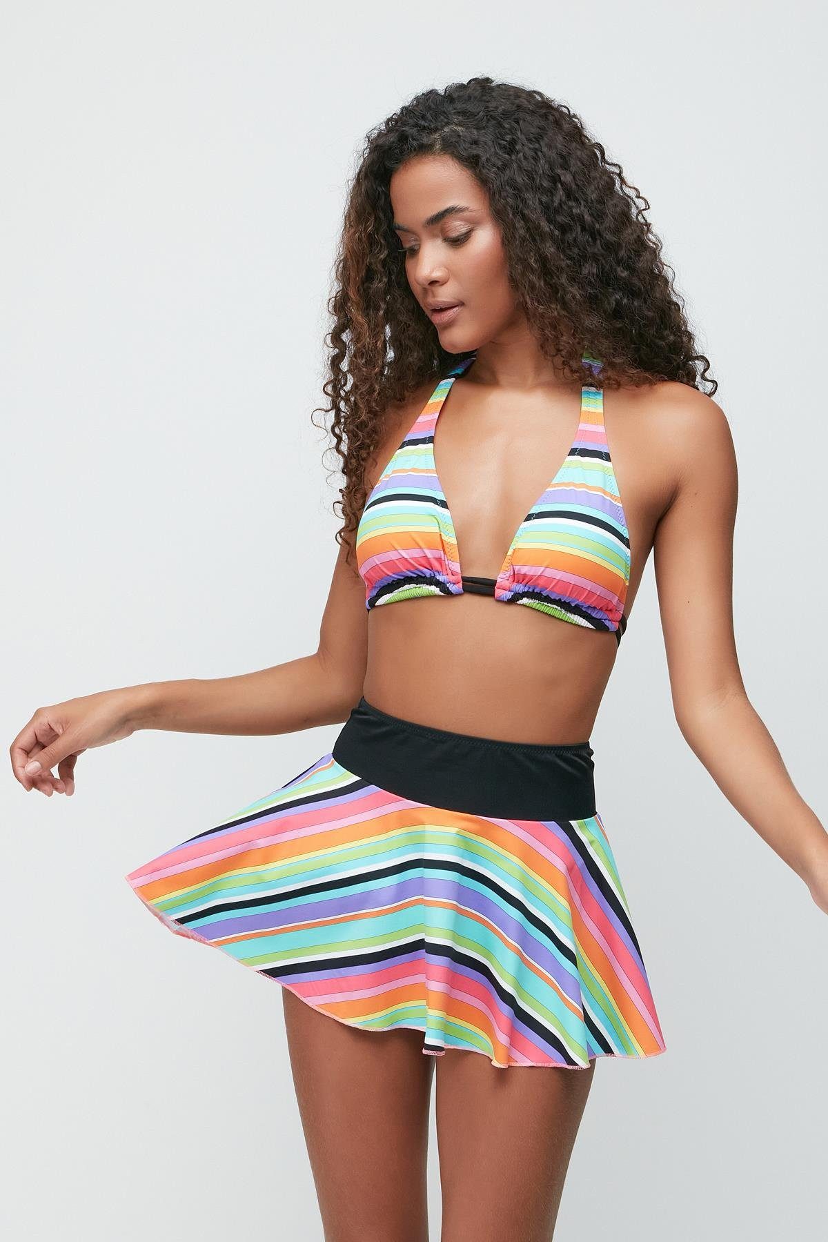 C&CITY Bügel-Bikini-Top Dreieck Bikini Set