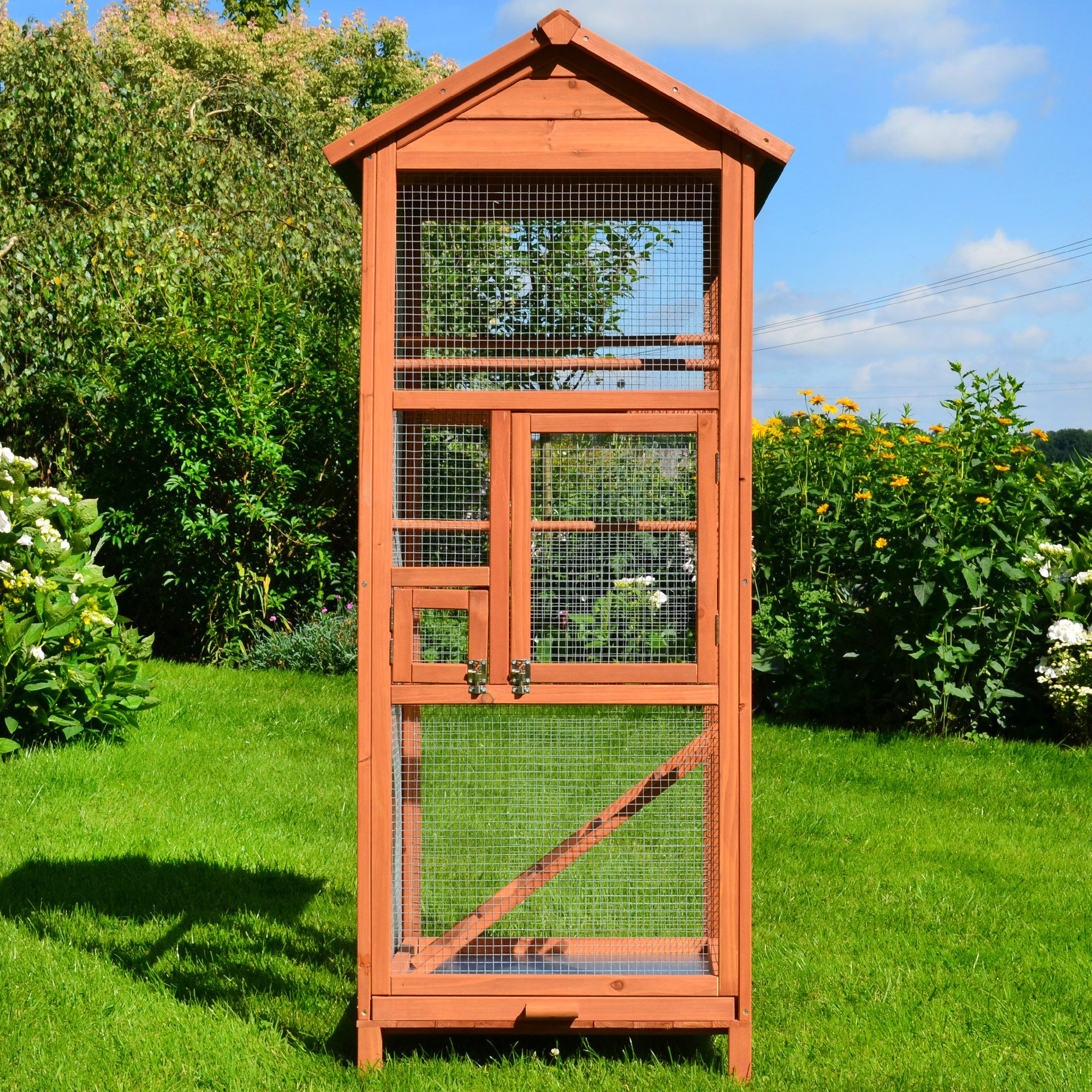 Zooprinz Vogelhaus Vogelvoliere Modell M L