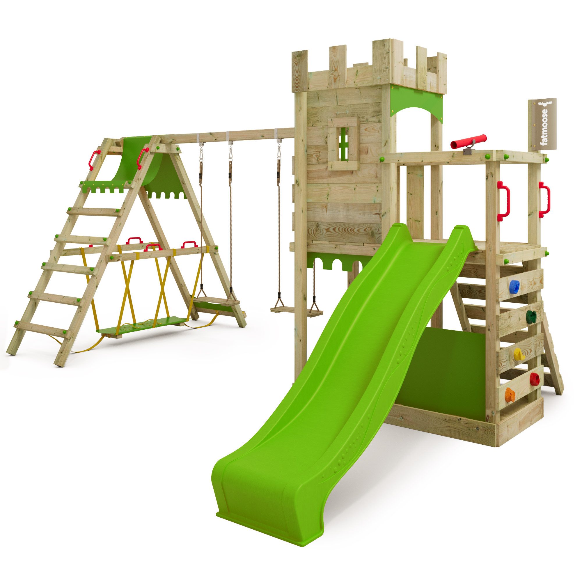 FATMOOSE Spielturm Boldbaron – Spielturm mit