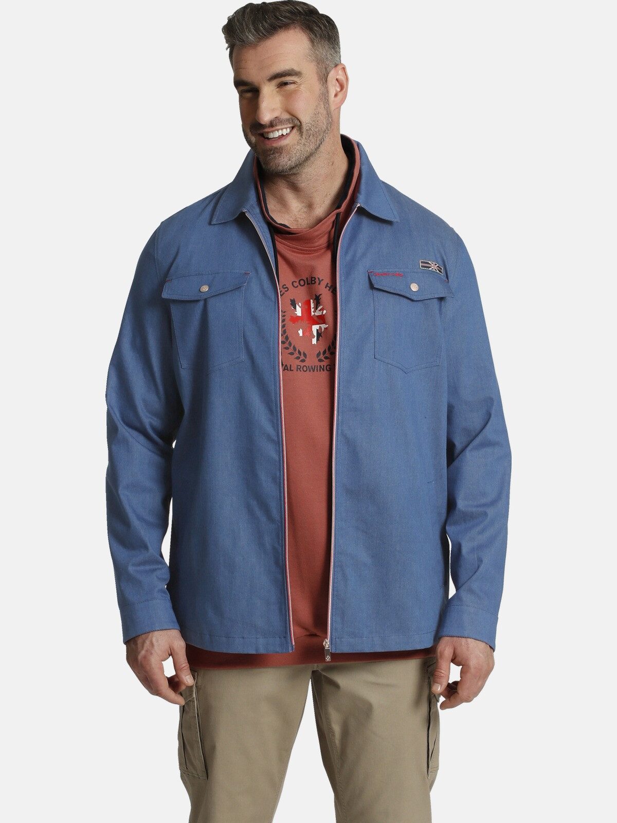 Charles Colby Outdoorhemd SIR REEVES Übergangsjacke