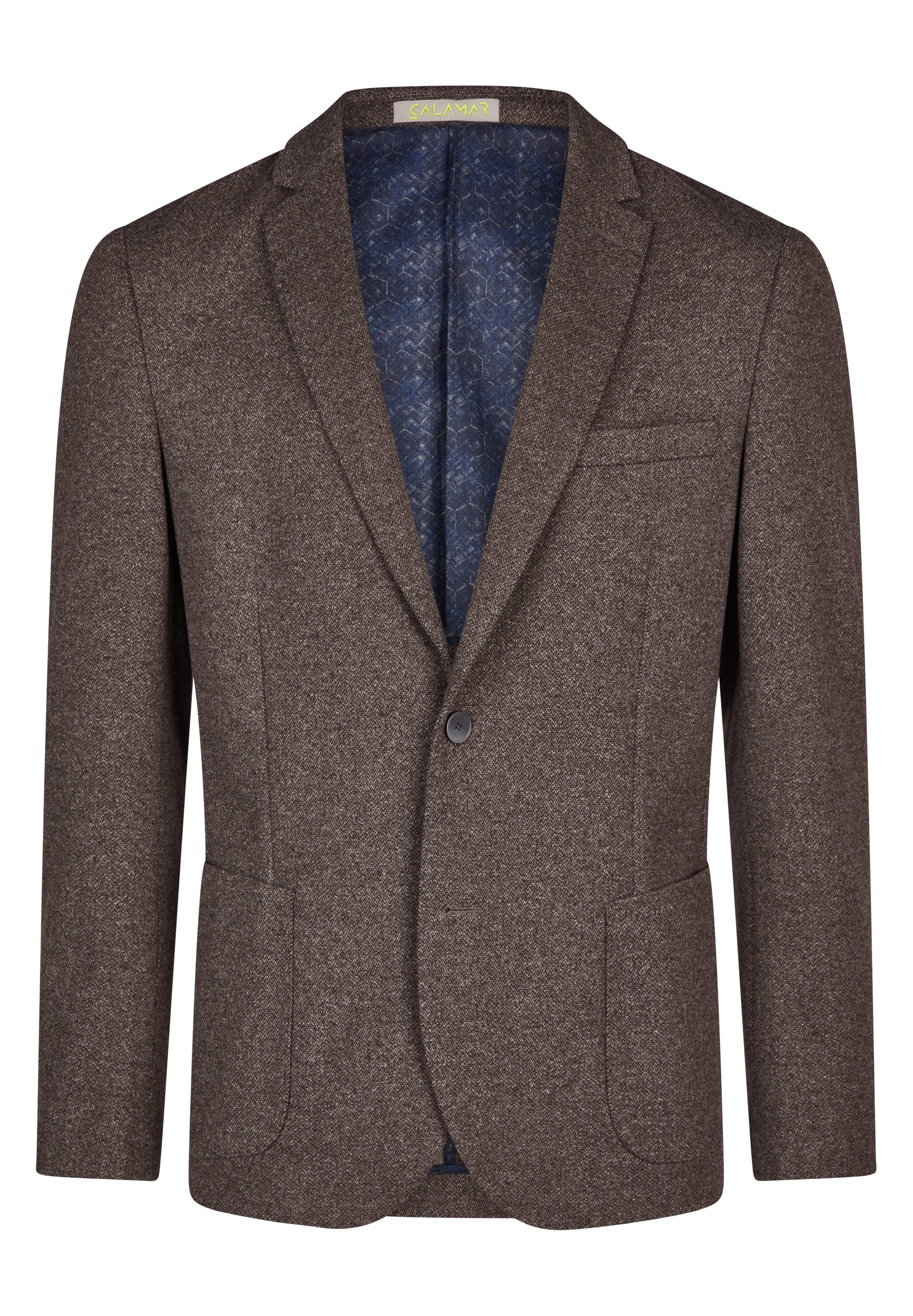 Calamar Sakko Minimalistischer Blazer in Wolloptik