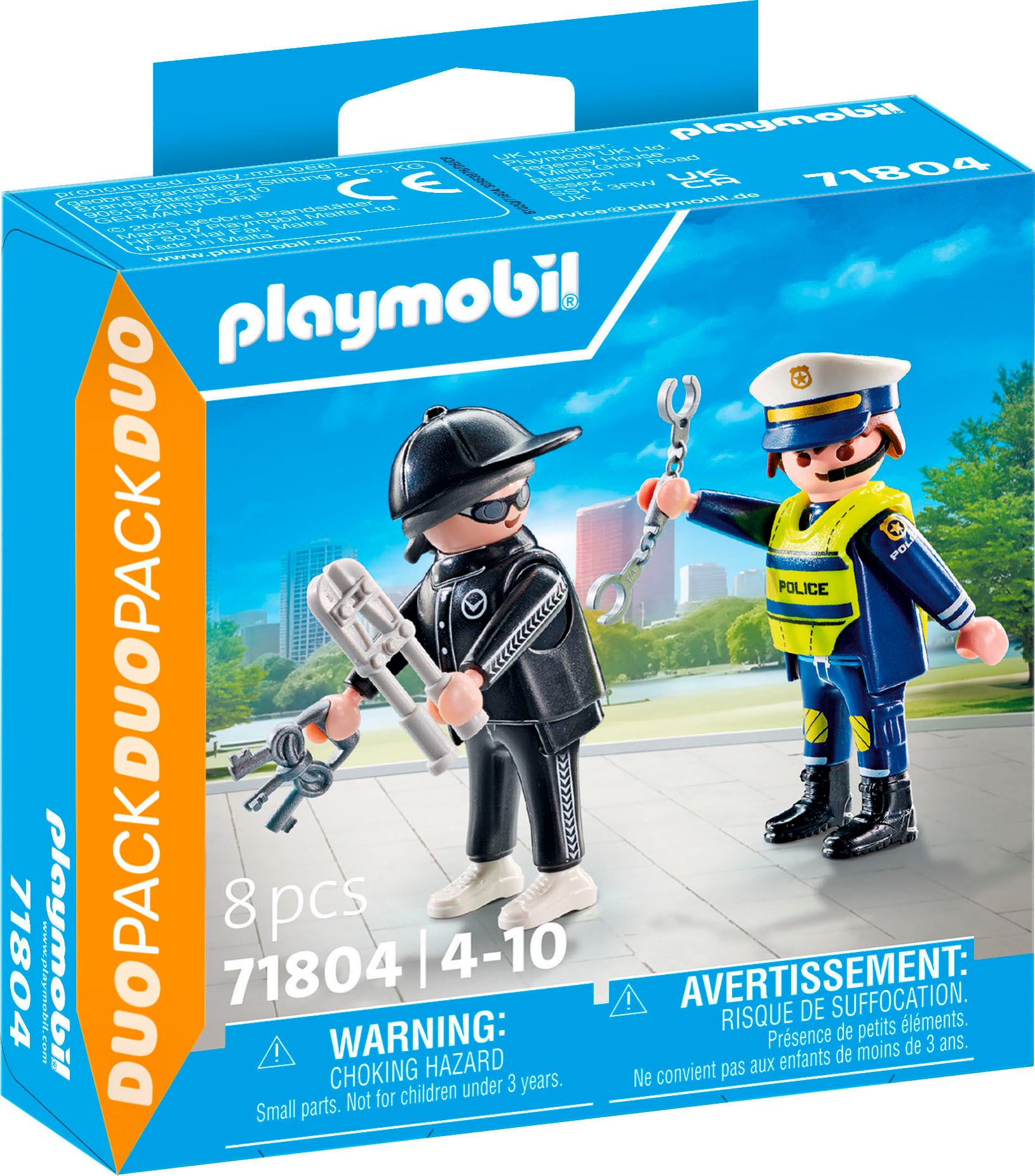 Playmobil® Polizist und Einbrecher (71804), Playmobil