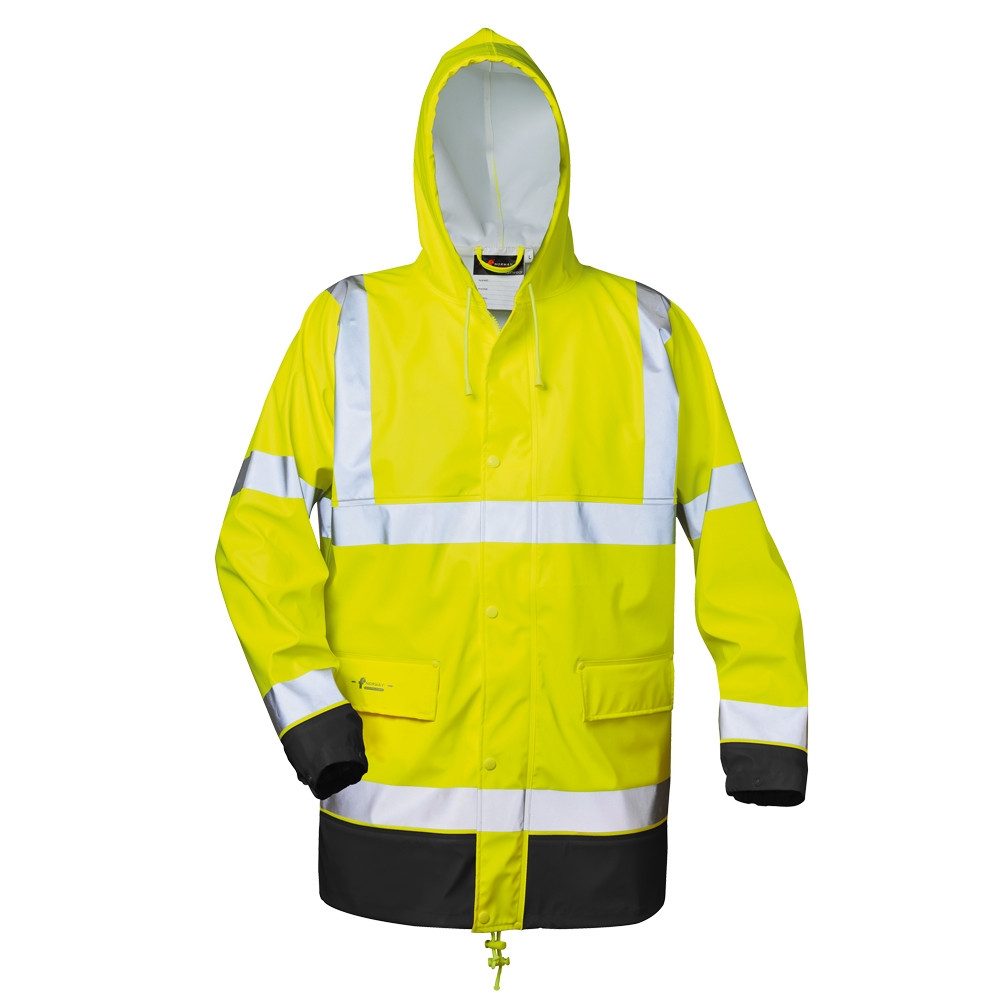 Norway Schutzjacke MANFRED Warnschutz PU-Regenjacke NORWAY,