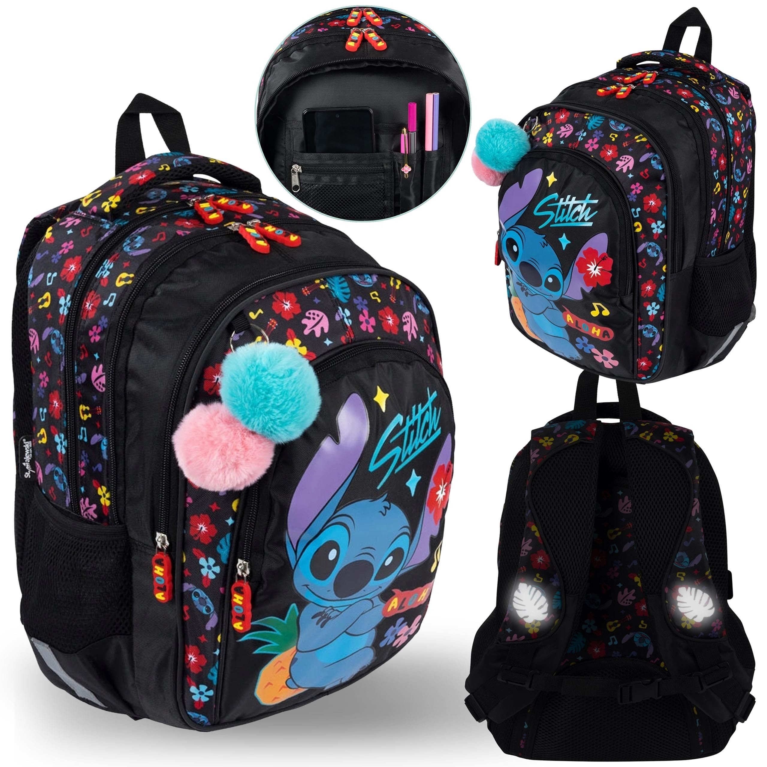 Sarcia.eu Schulrucksack DISNEY Stitch ALOHA Schulrucksack