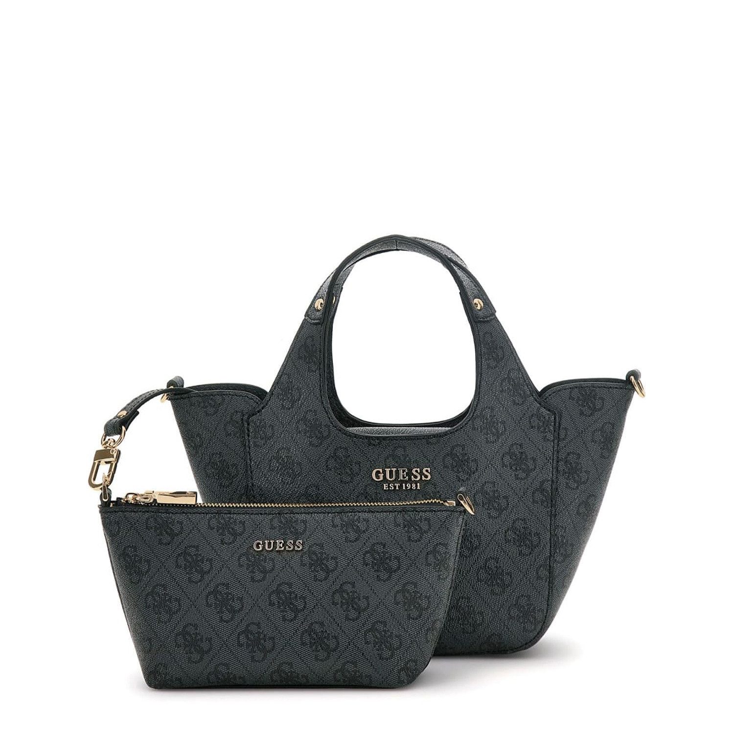 Guess Umhängetasche GUESS Handtasche Calista Coal