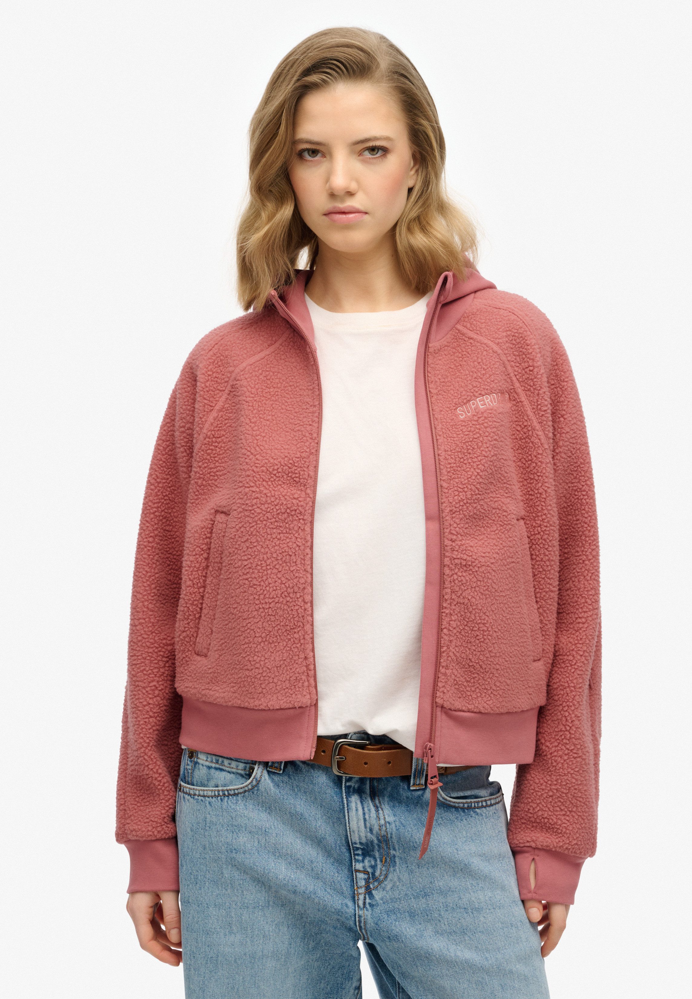 Superdry Kapuzensweatjacke ACTIVE TECH FLEECE FULL