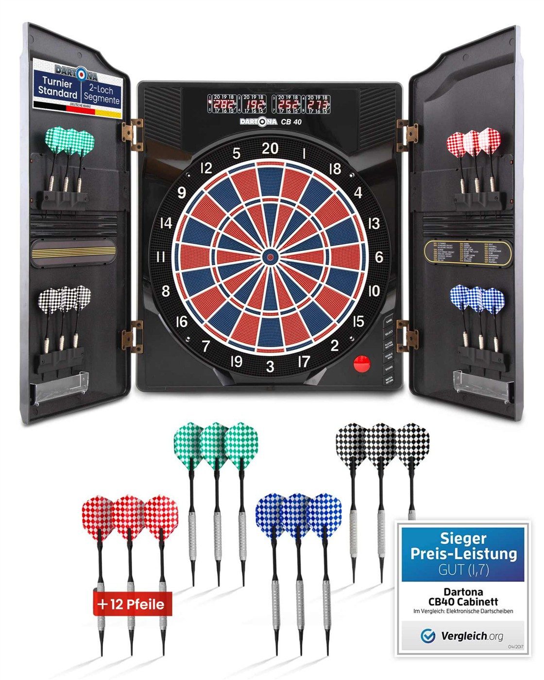 Dartona Dartautomat Elektronische Dartscheibe Dartona CB40