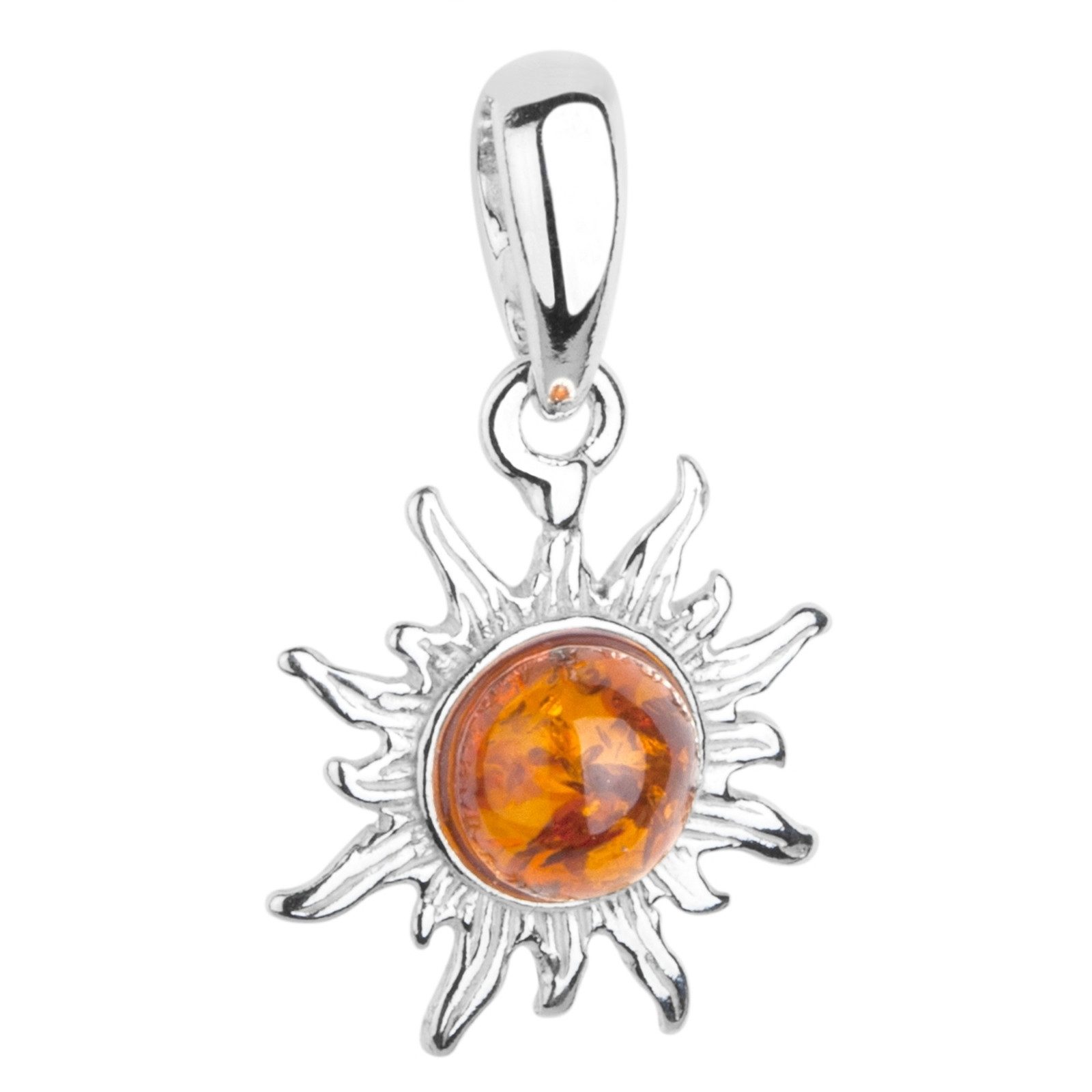 OSTSEE-SCHMUCK Kettenanhänger Ostsee-Schmuck Anhänger Sonne 14