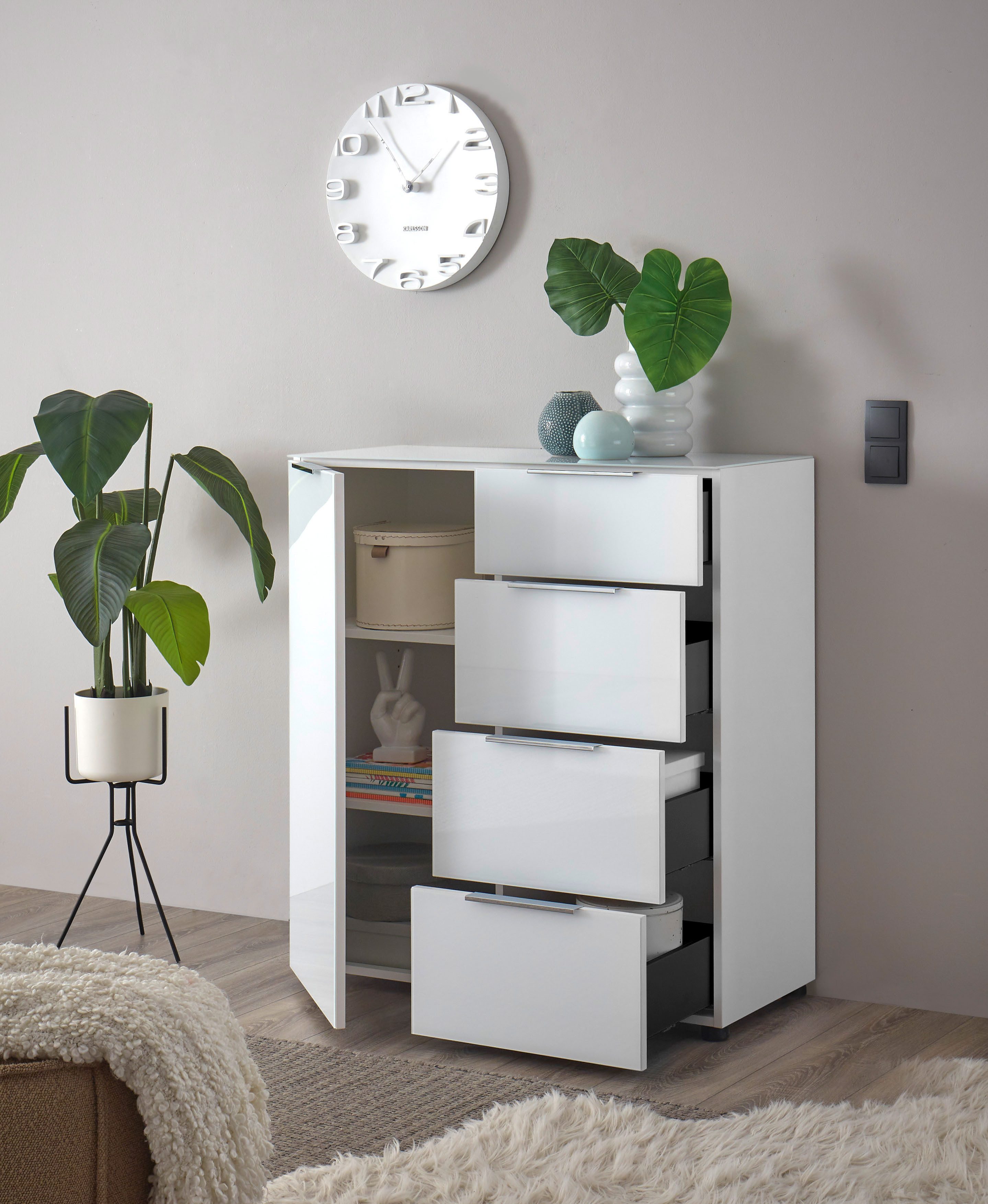 HBZ Sideboard Santorin Mehrzweckschrank-Universalschrank, BxHxT 90x99x40