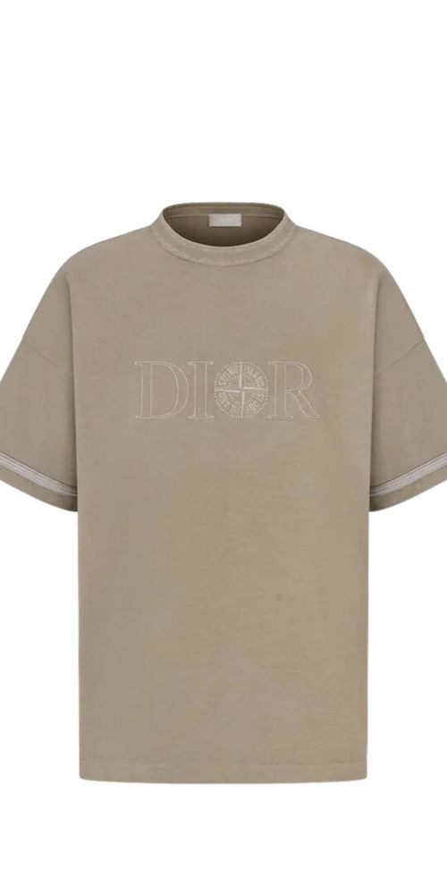 Dior Print-Shirt Dior Icons T-Shirt Braun