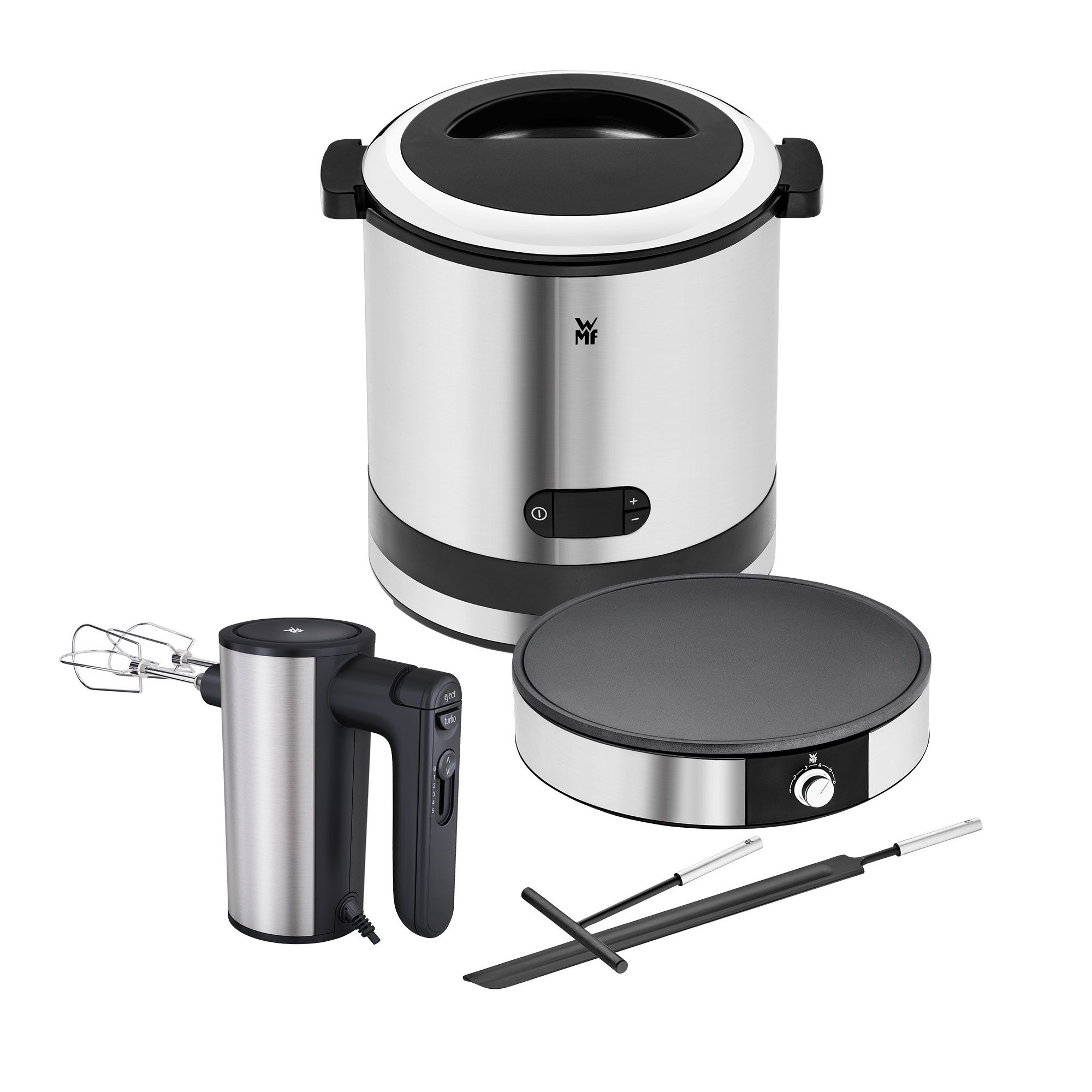 WMF Eismaschine 3in1, Crepes Maker und