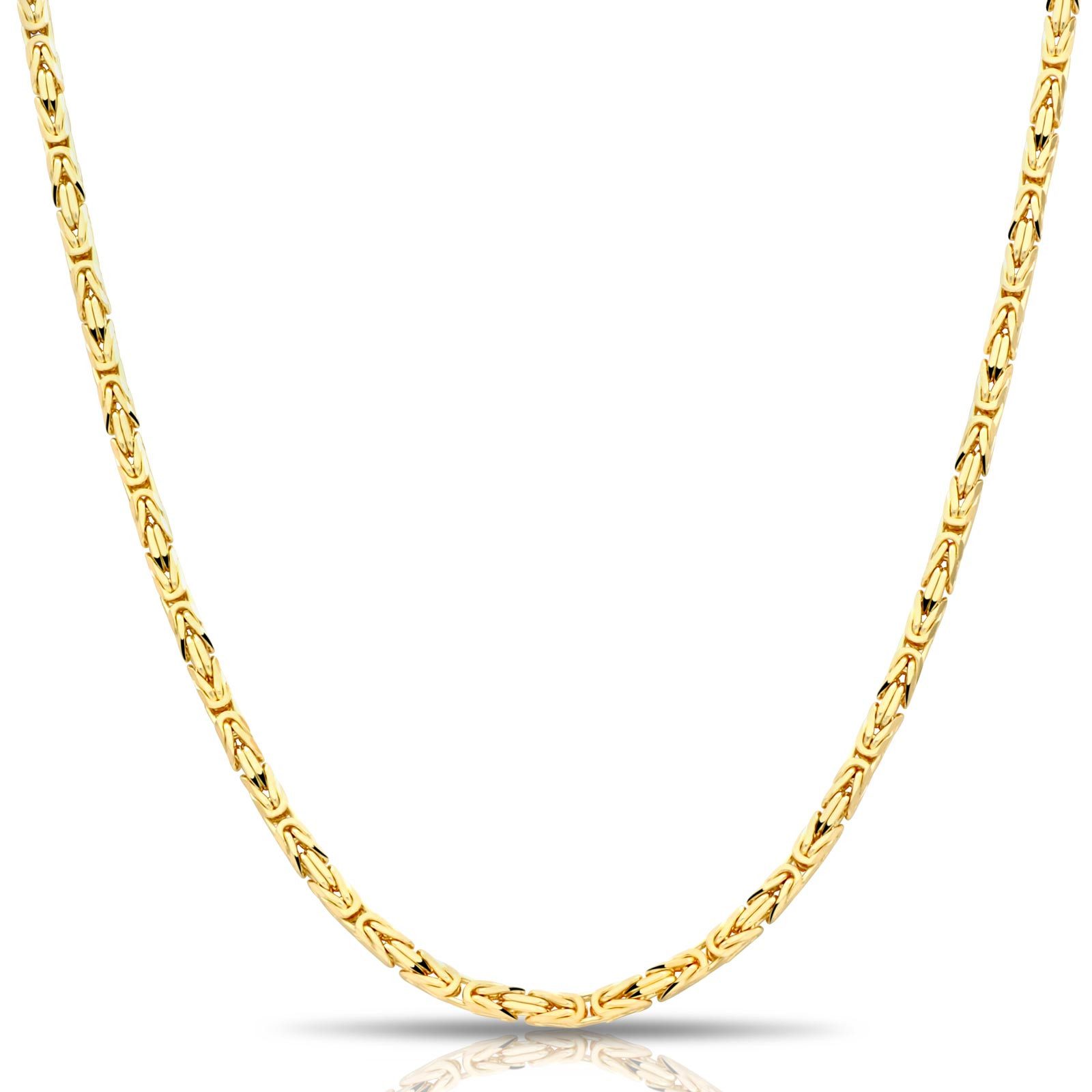 Tony Fein Goldkette Königskette 2x2mm 585er