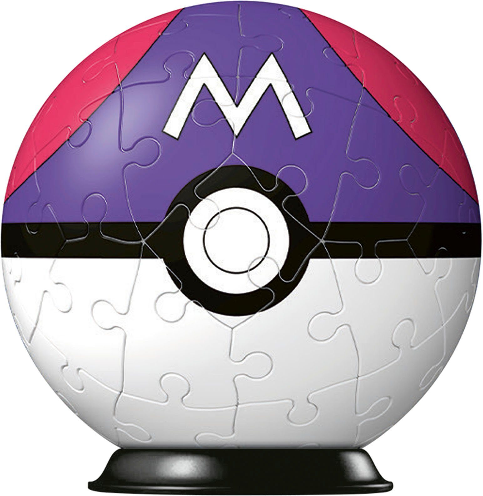 Ravensburger Puzzleball Pokémon Meisterball, 54 Puzzleteile,