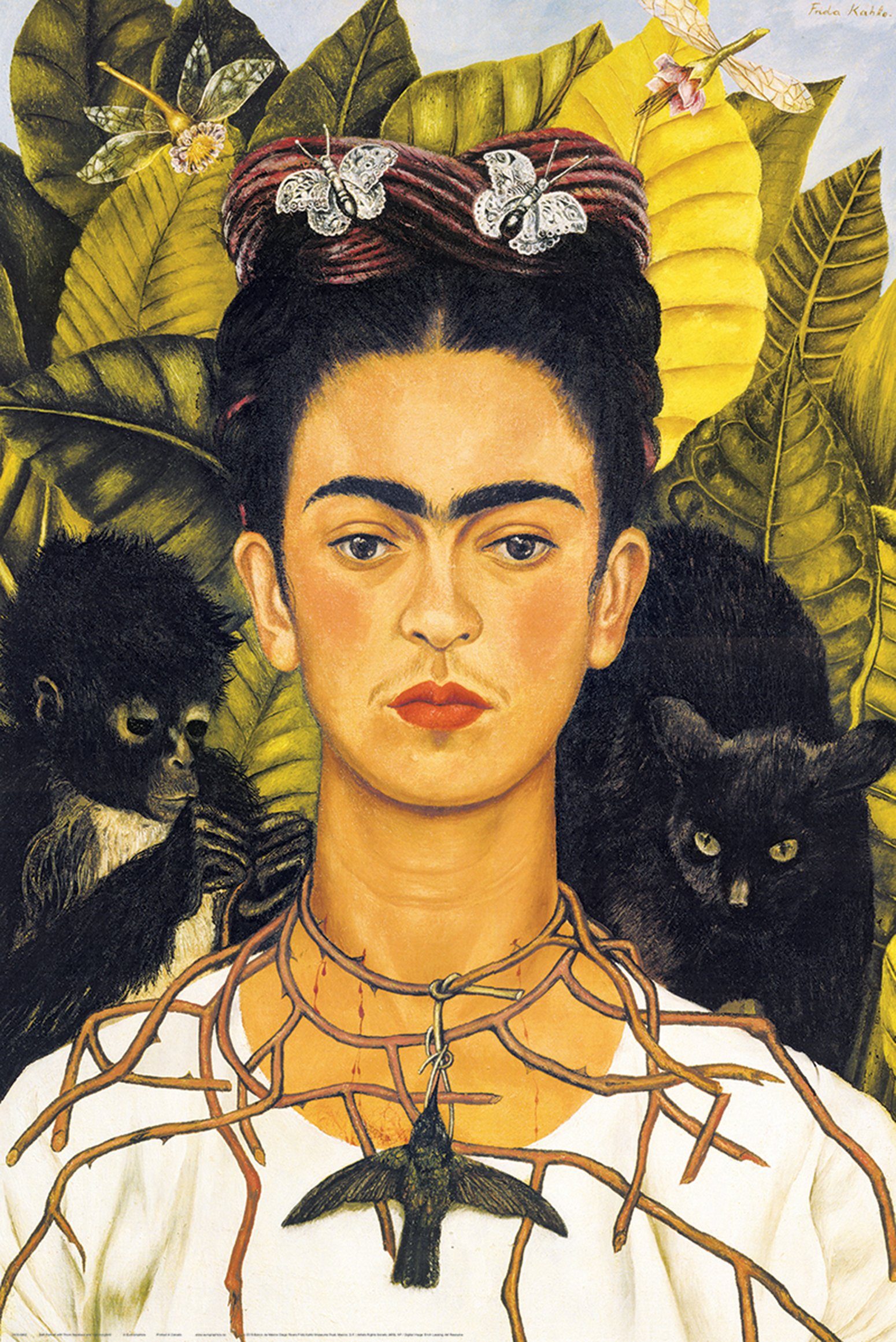 Close Up Poster Frida Kahlo Poster
