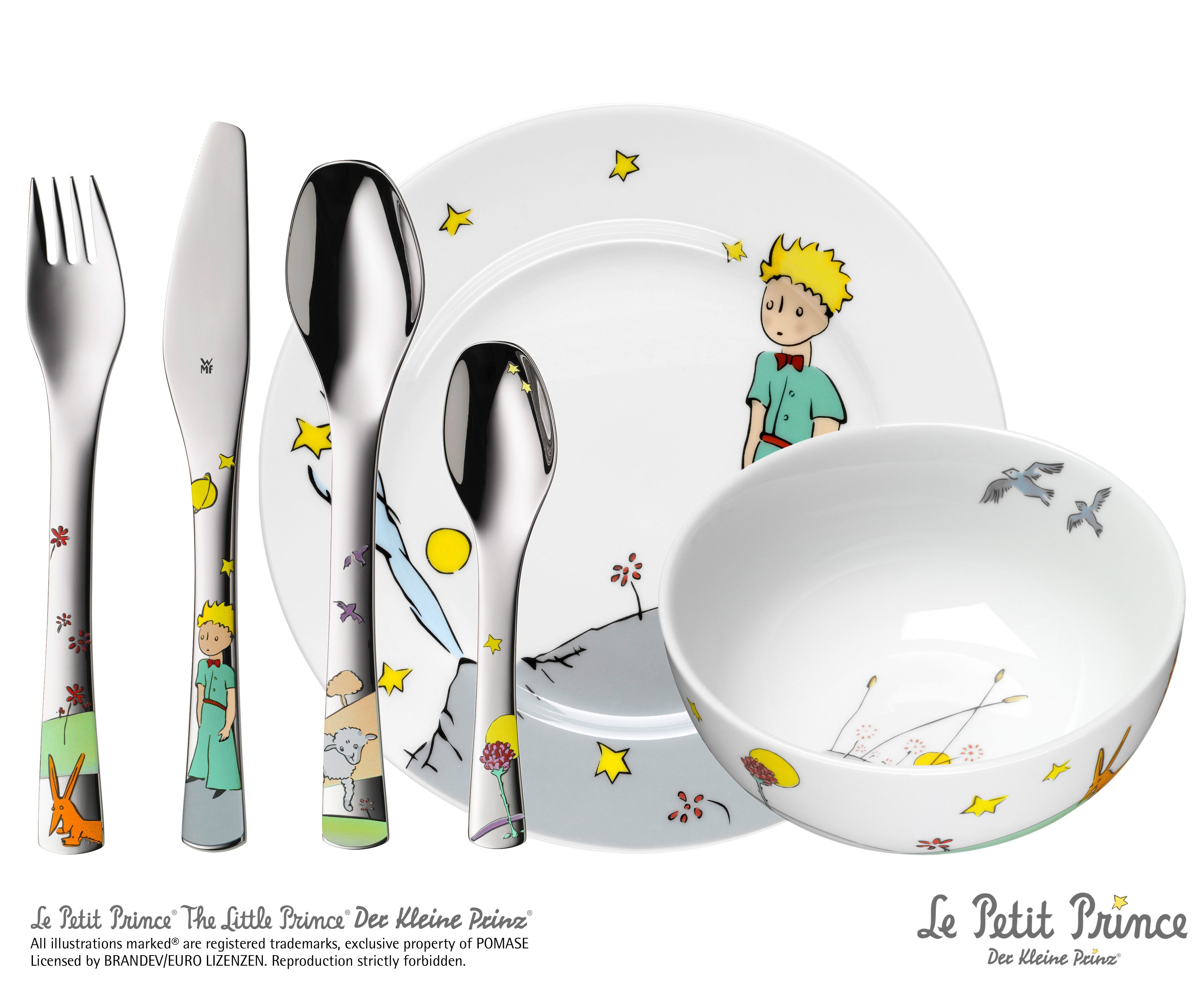 WMF Kindergeschirr-Set Der kleine Prinz (6-tlg),