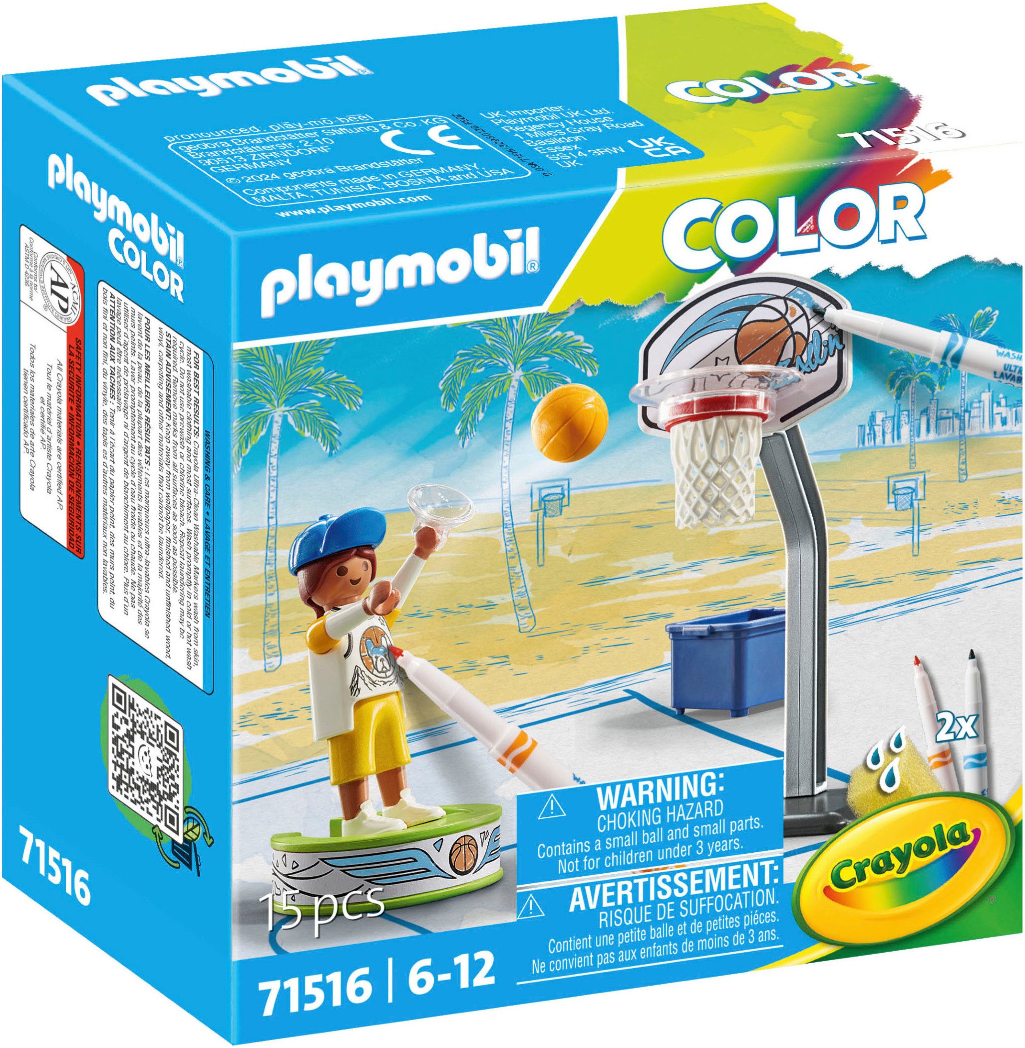 Playmobil® Skater mit Basketball (71516), Color