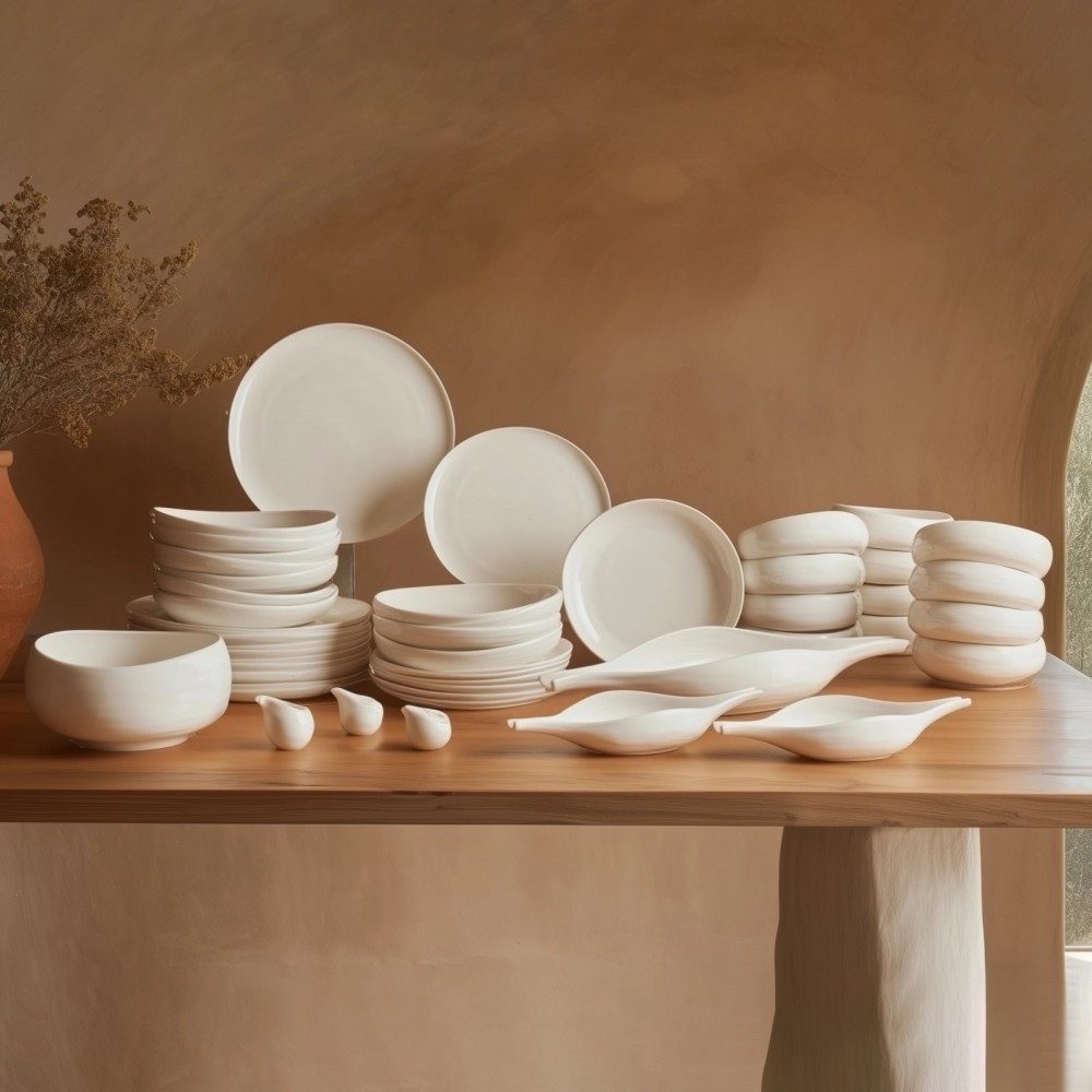 Karaca Frühstücks-Geschirrset Earth Collection Clay Geschirrset