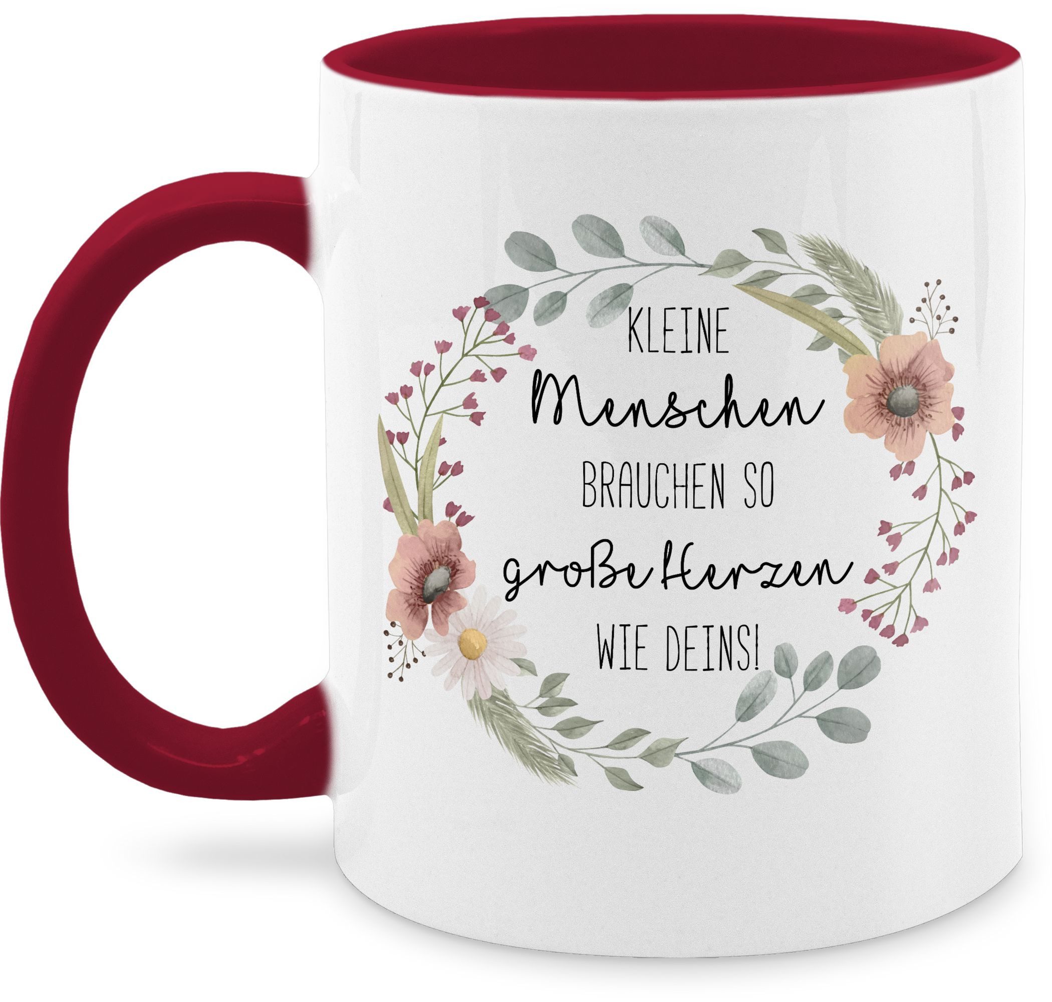 Shirtracer Tasse Kleine Menschen brauchen so