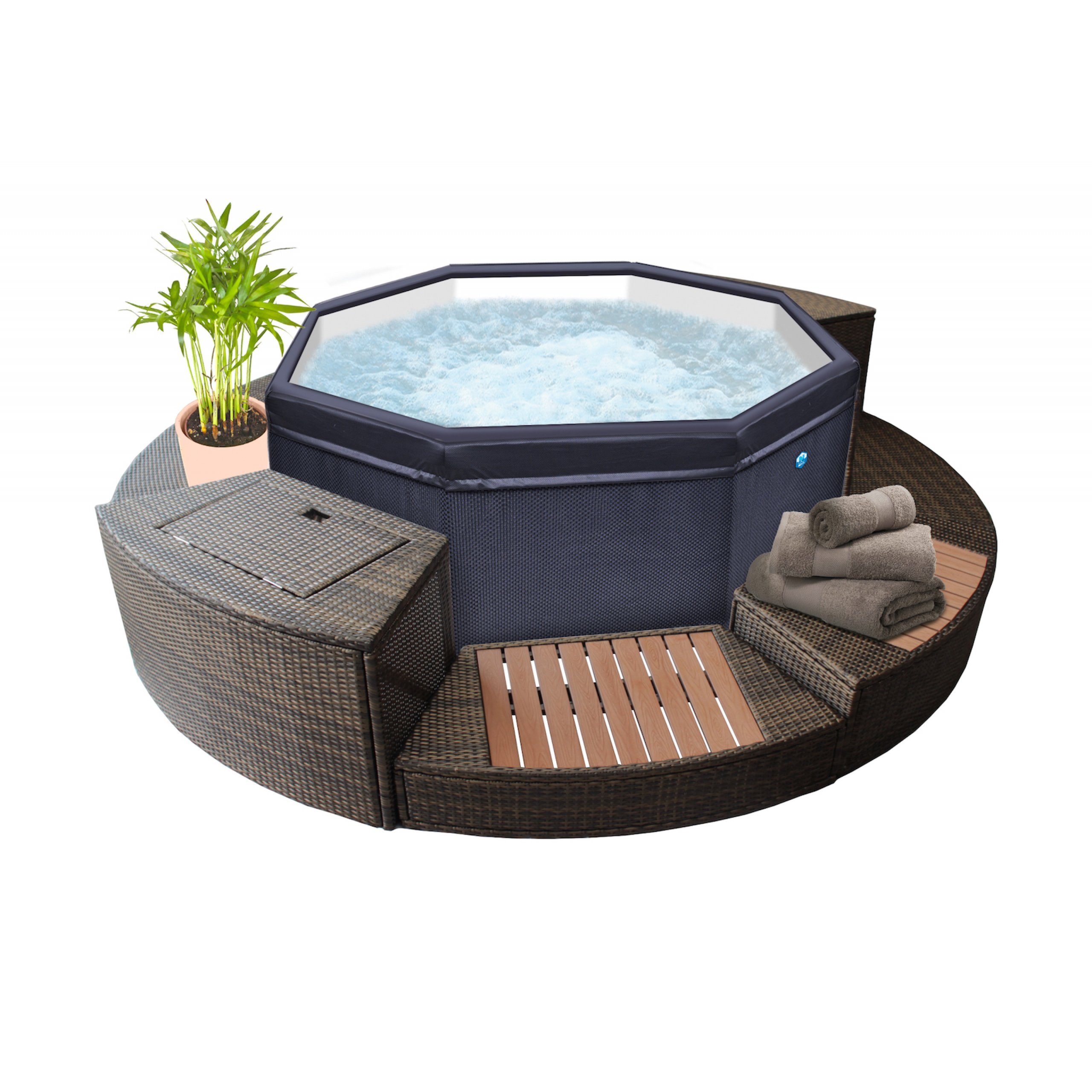 NetSpa Whirlpool NetSpa Octopus Outdoor Whirlpool