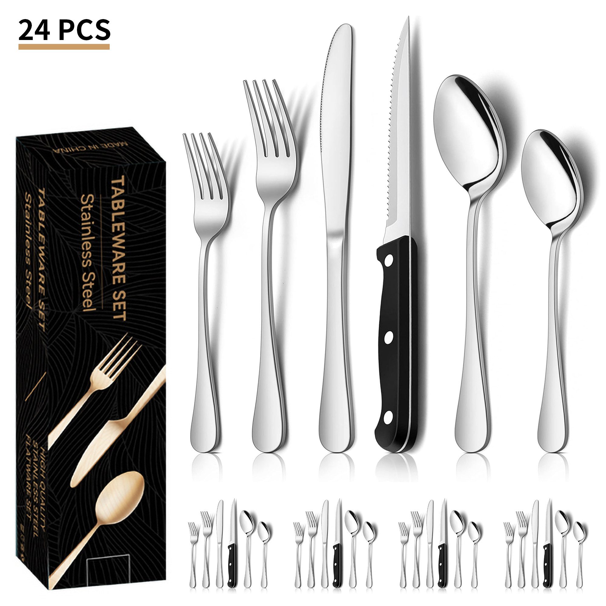 BRAIDOL Besteck-Set Besteck Set für 4