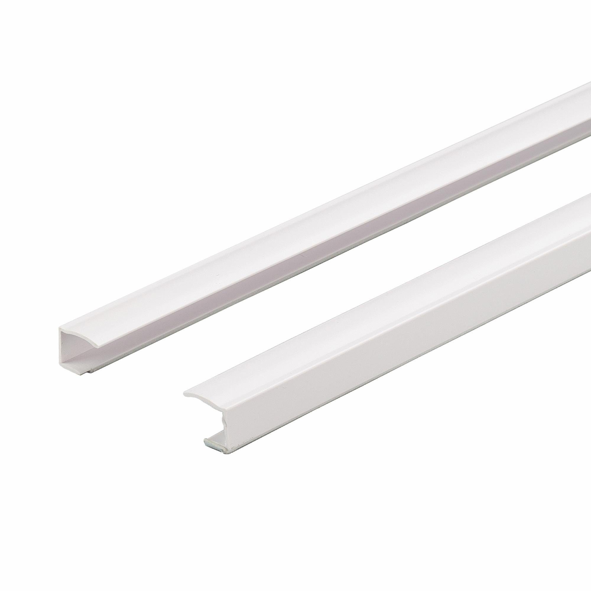 Liedeco Klebeschiene, Rollos, (Set, 2-tlg), selbstklebend