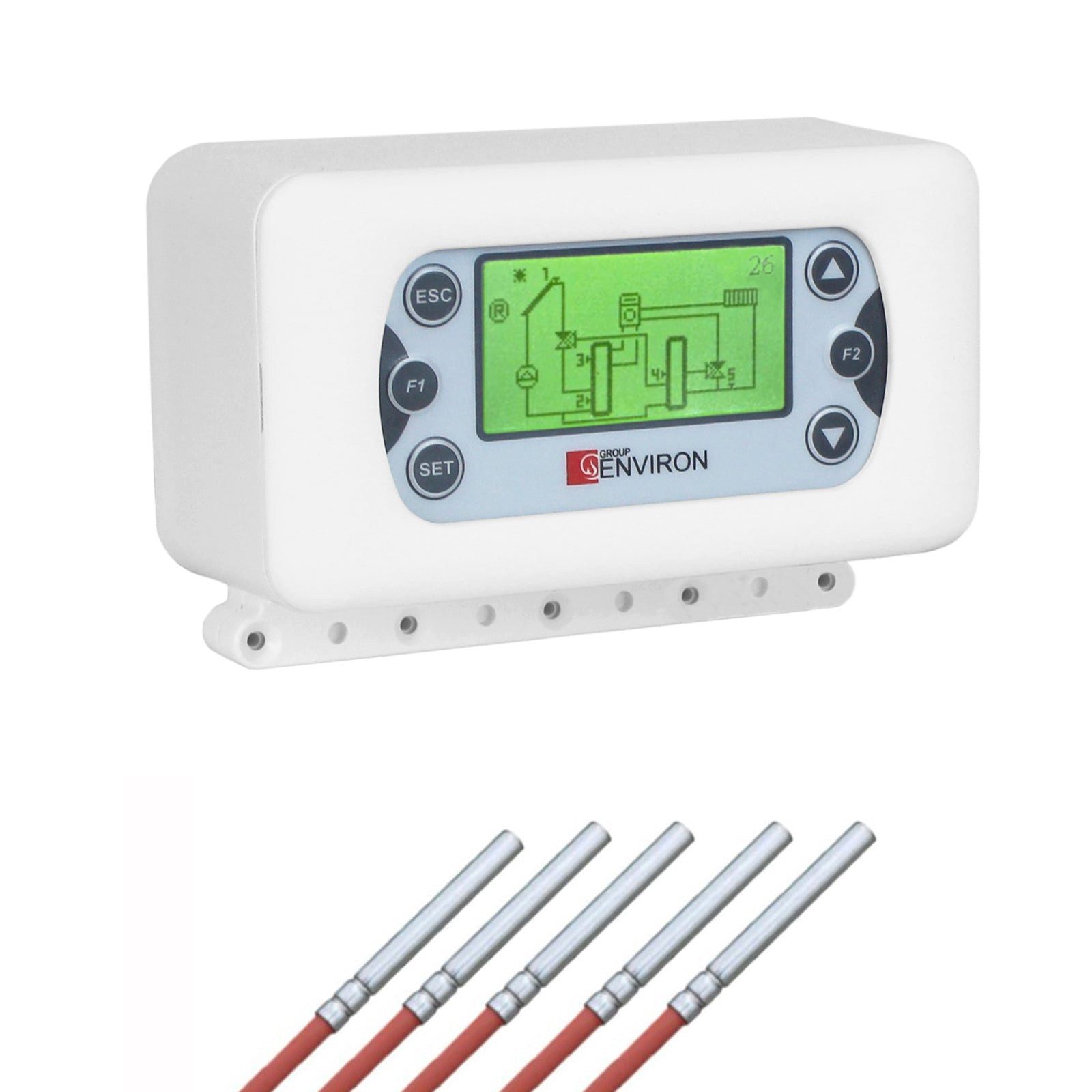 ganz24 Thermodetektor TSol 500 Solar Temperatur-Differenzregler